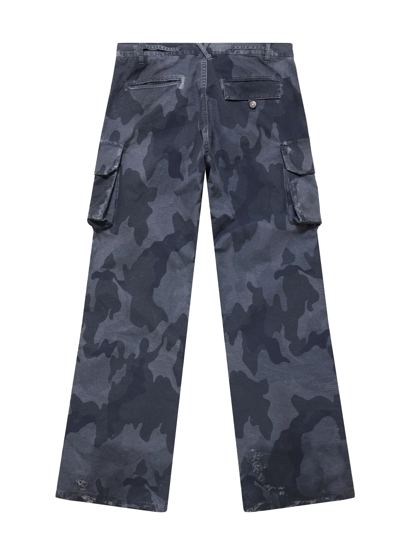 424 Camo Cargo Pants Black