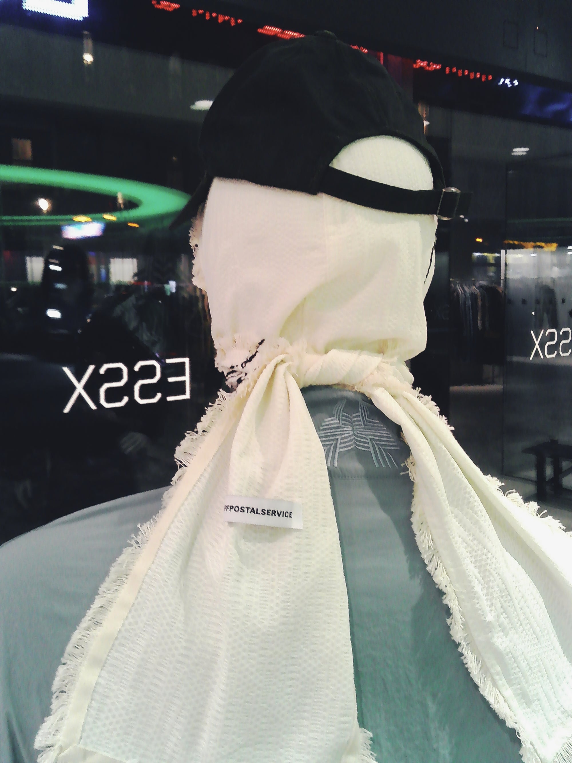 A person wearing incredibly styled clothes from ESSX NYC