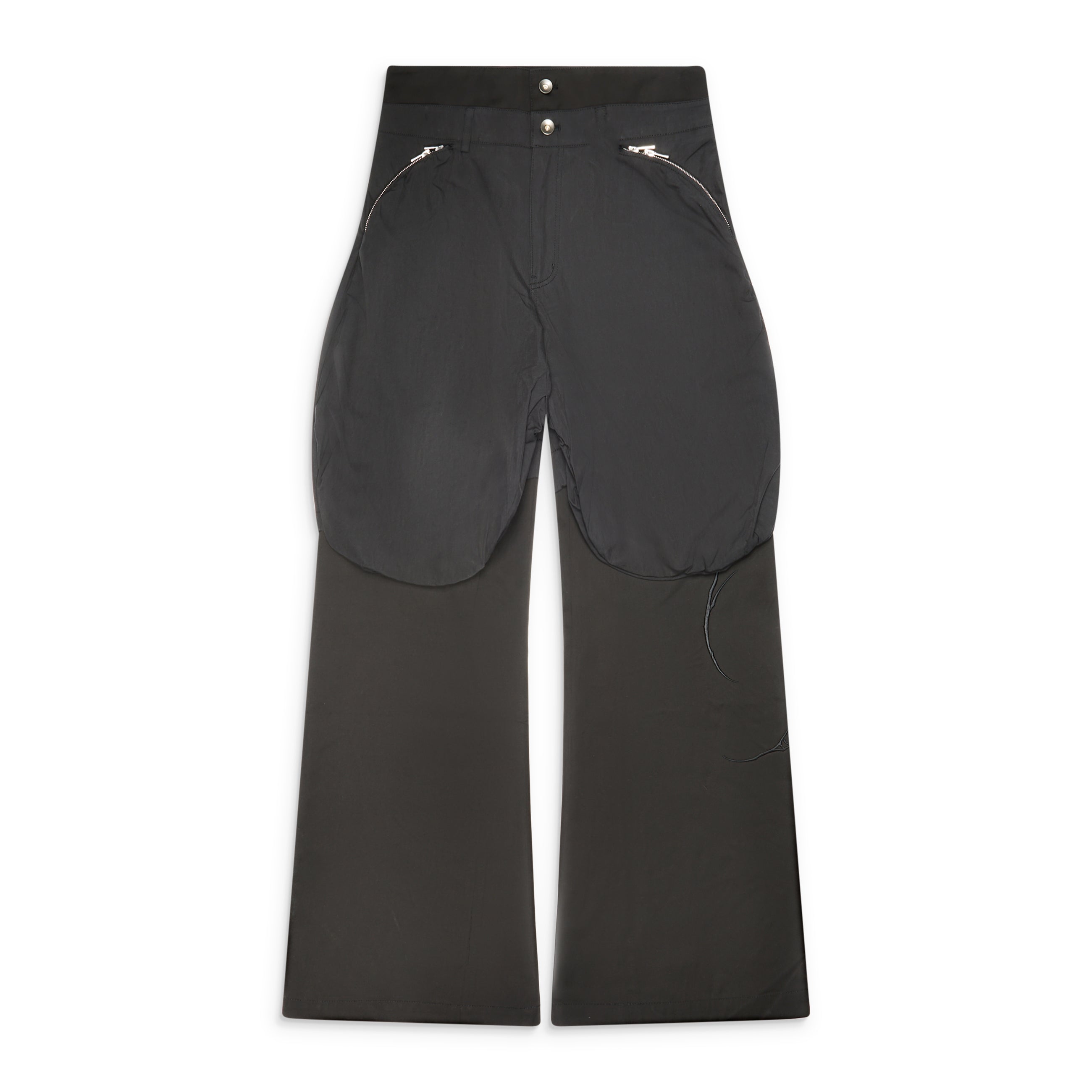 FFFPostalservice Bolsu Double Layered Trouser Black