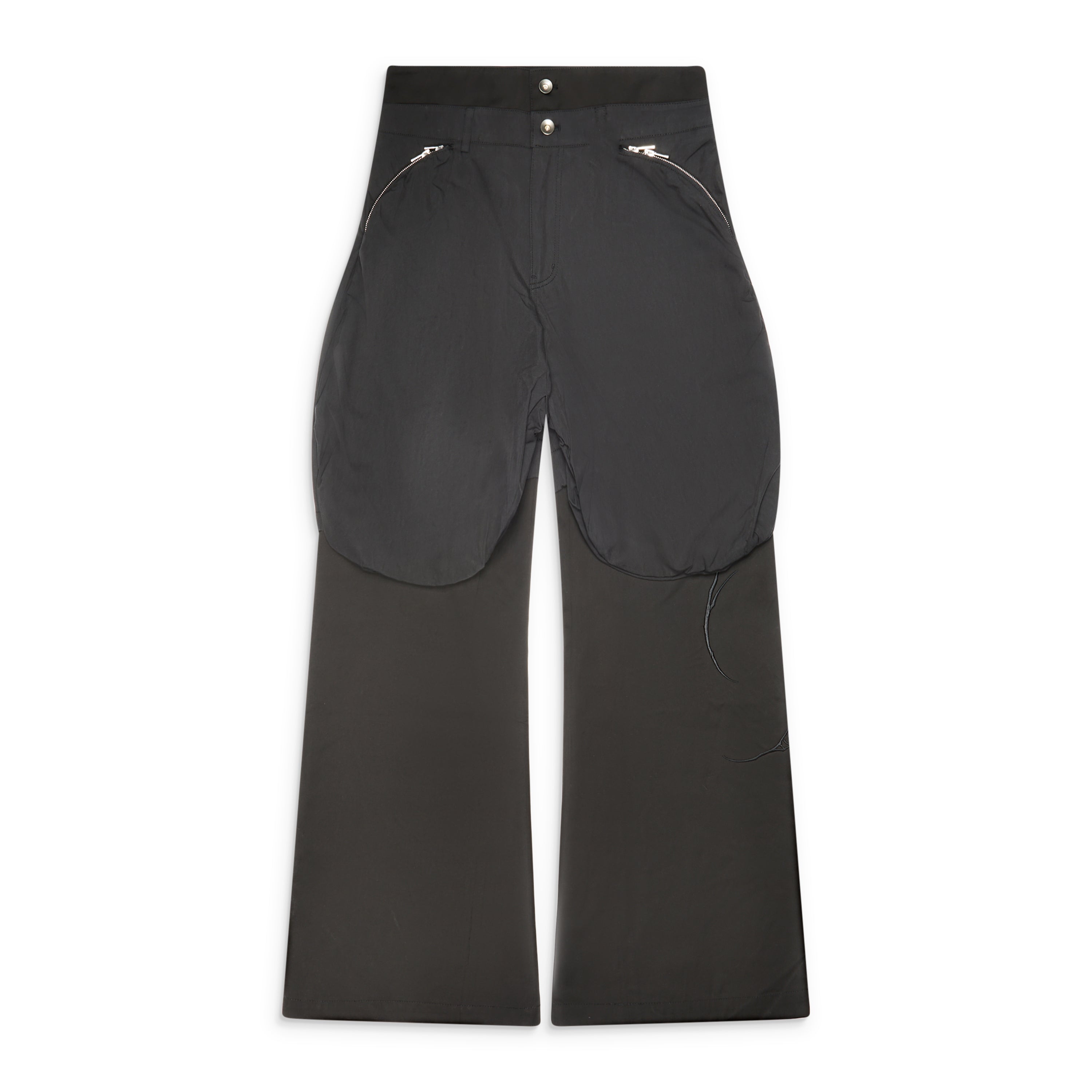 FFFPostalservice Bolsu Double Layered Trouser Black