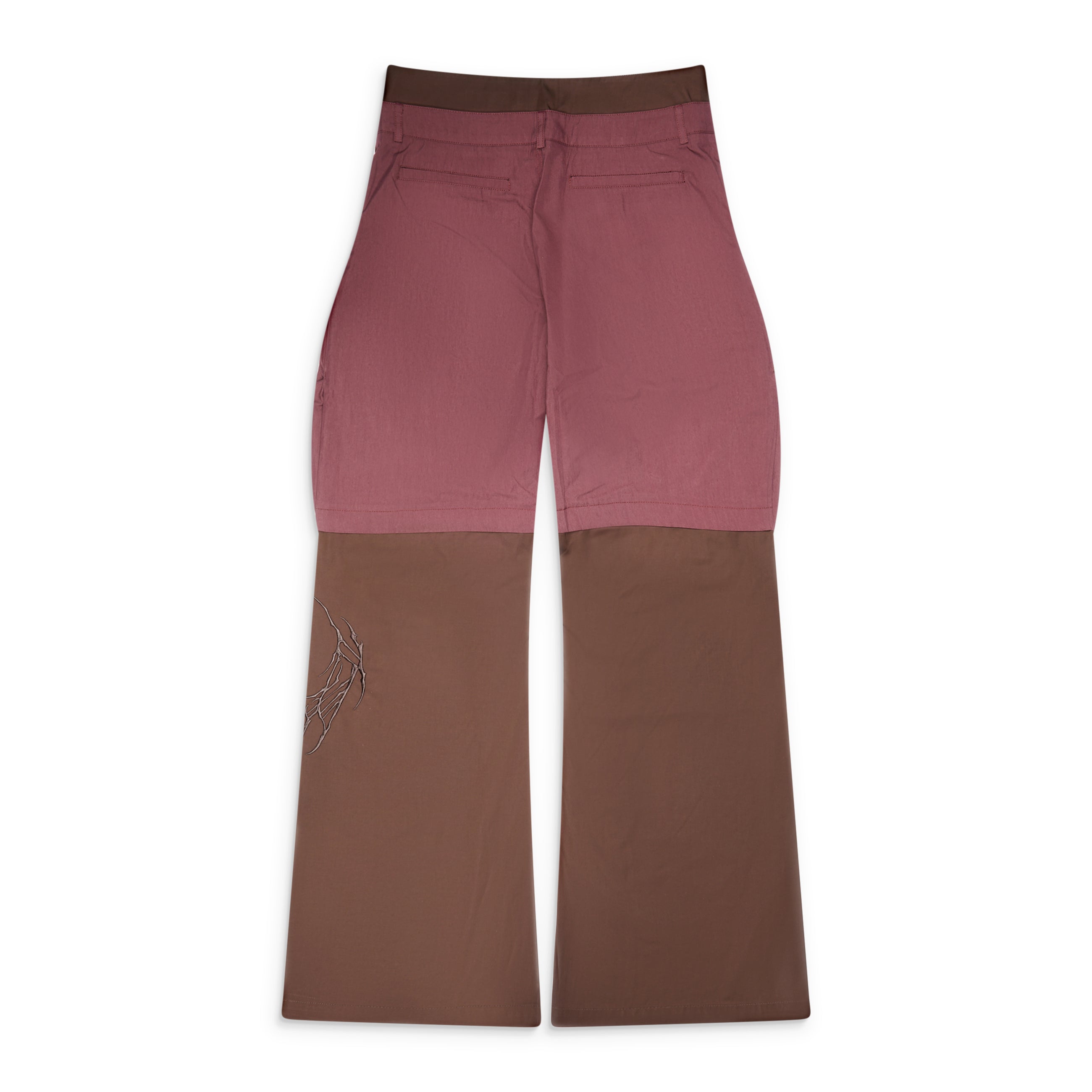 FFFPostalservice Bolsu Double Layered Trouser Brown