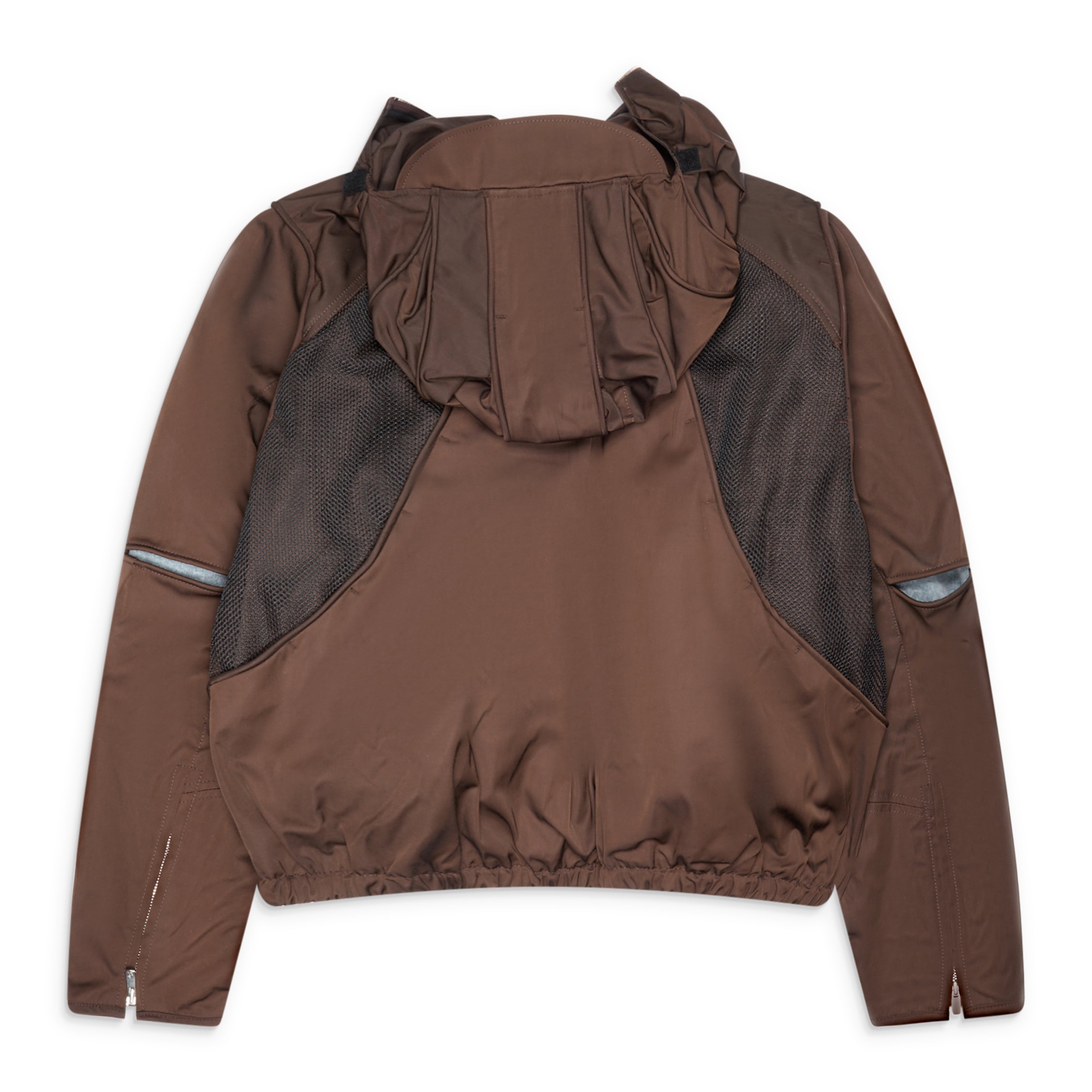 FFFPostalservice Parachute Hooded Jacket (Gen 2) Brown