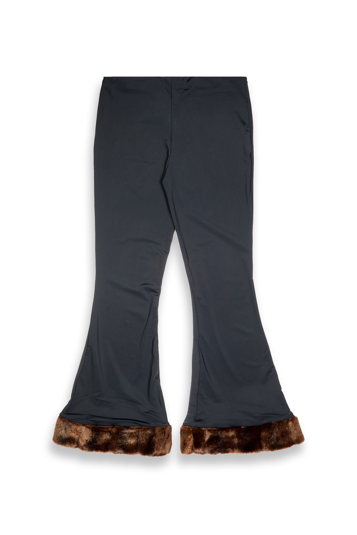 Conner Ives Recycled Spandex And Faux Mink
Trouser Black