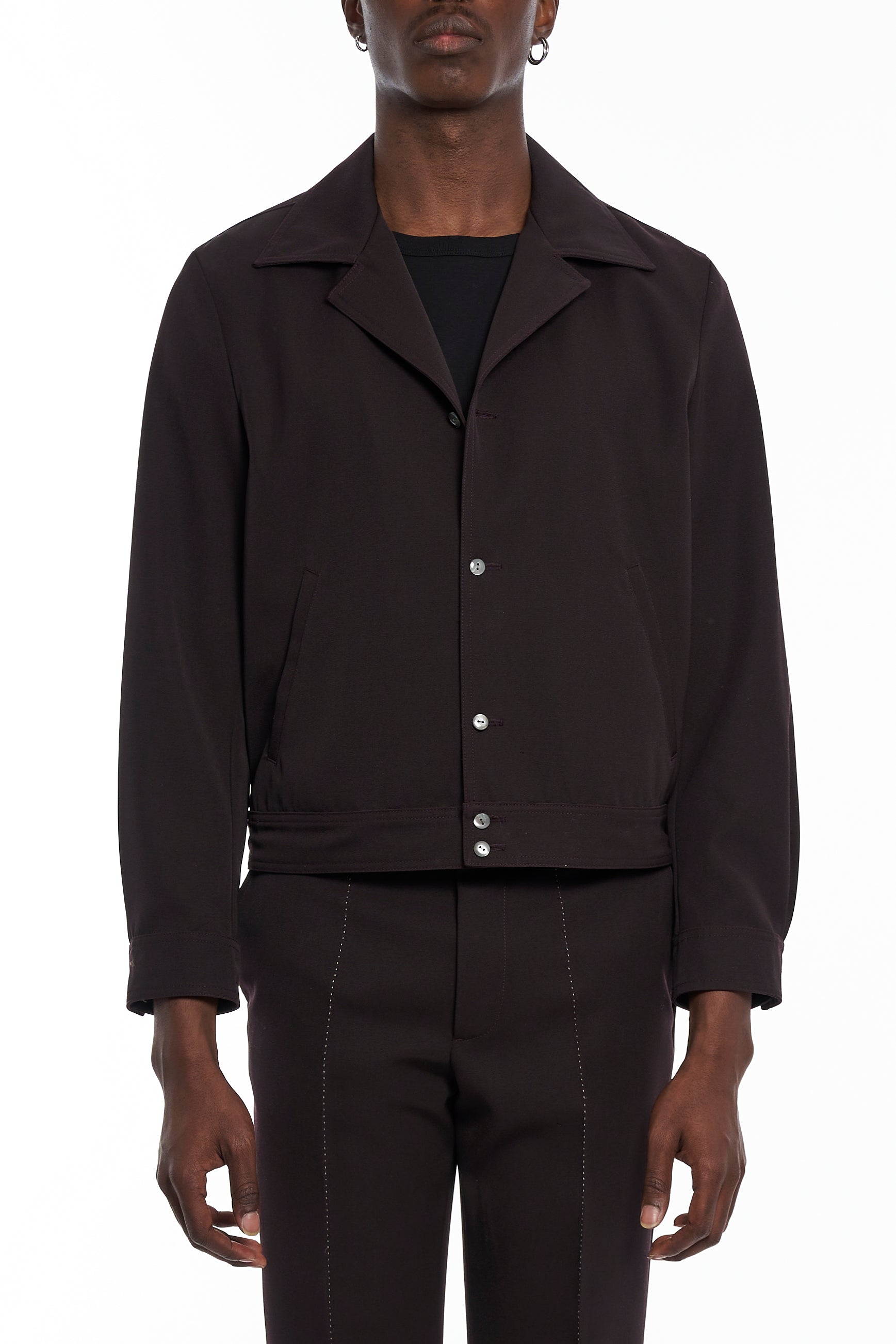 Second Layer Gabardine Shirt/Jacket Brown