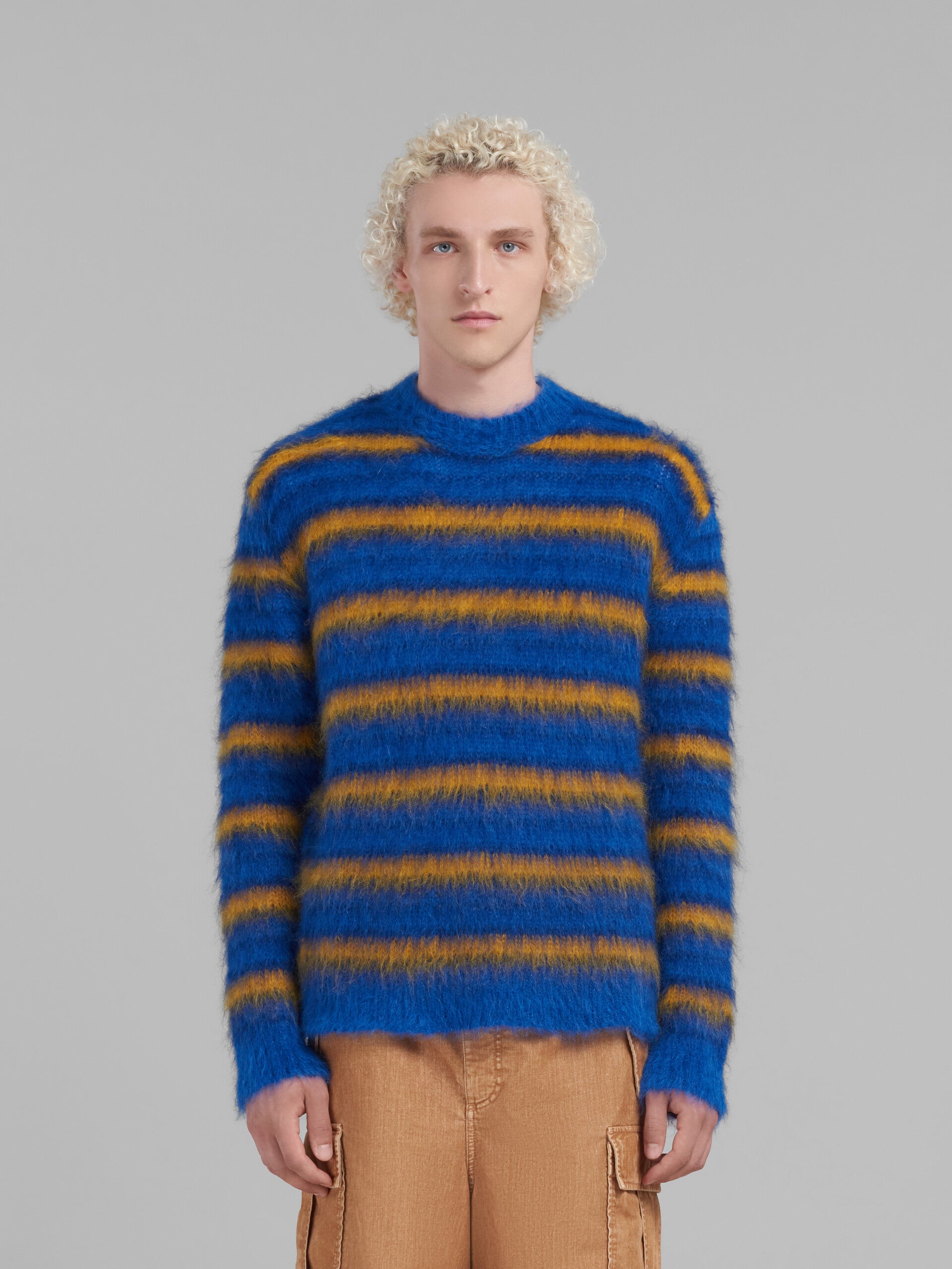 Marni Fuzzy Striped Sweater