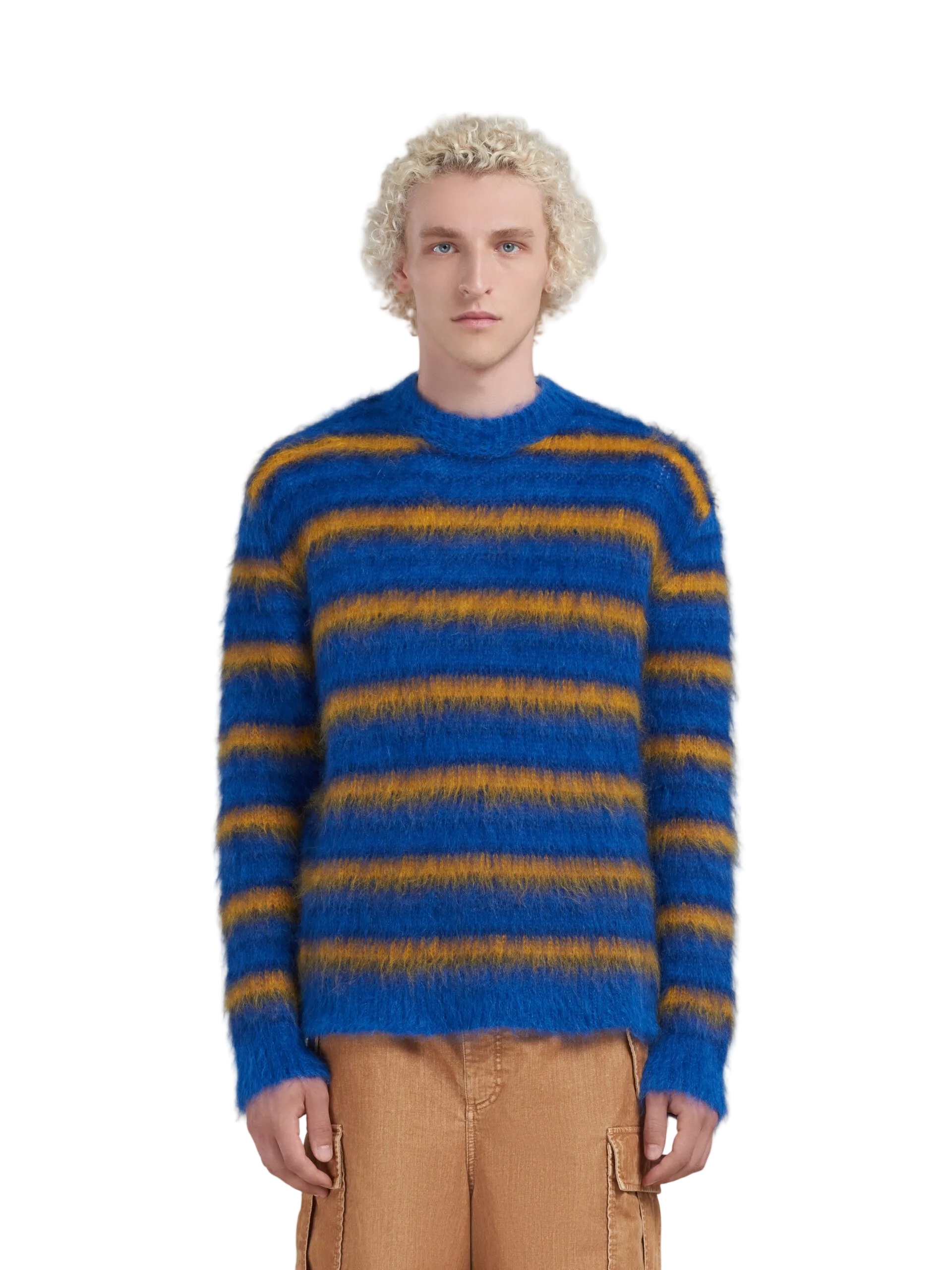 Marni Fuzzy Striped Sweater