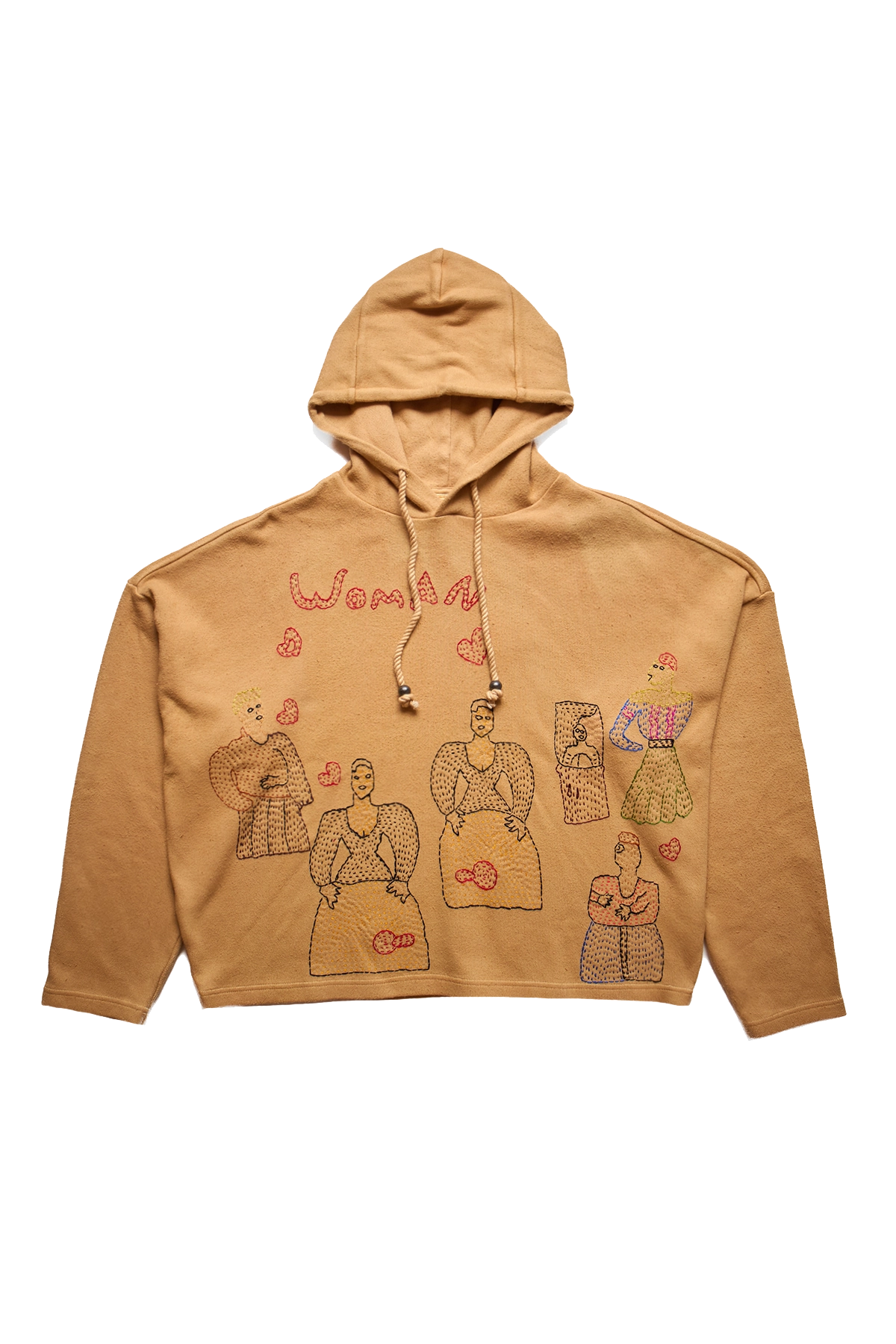 Glass Cypress Light Brown Woman Hoodie