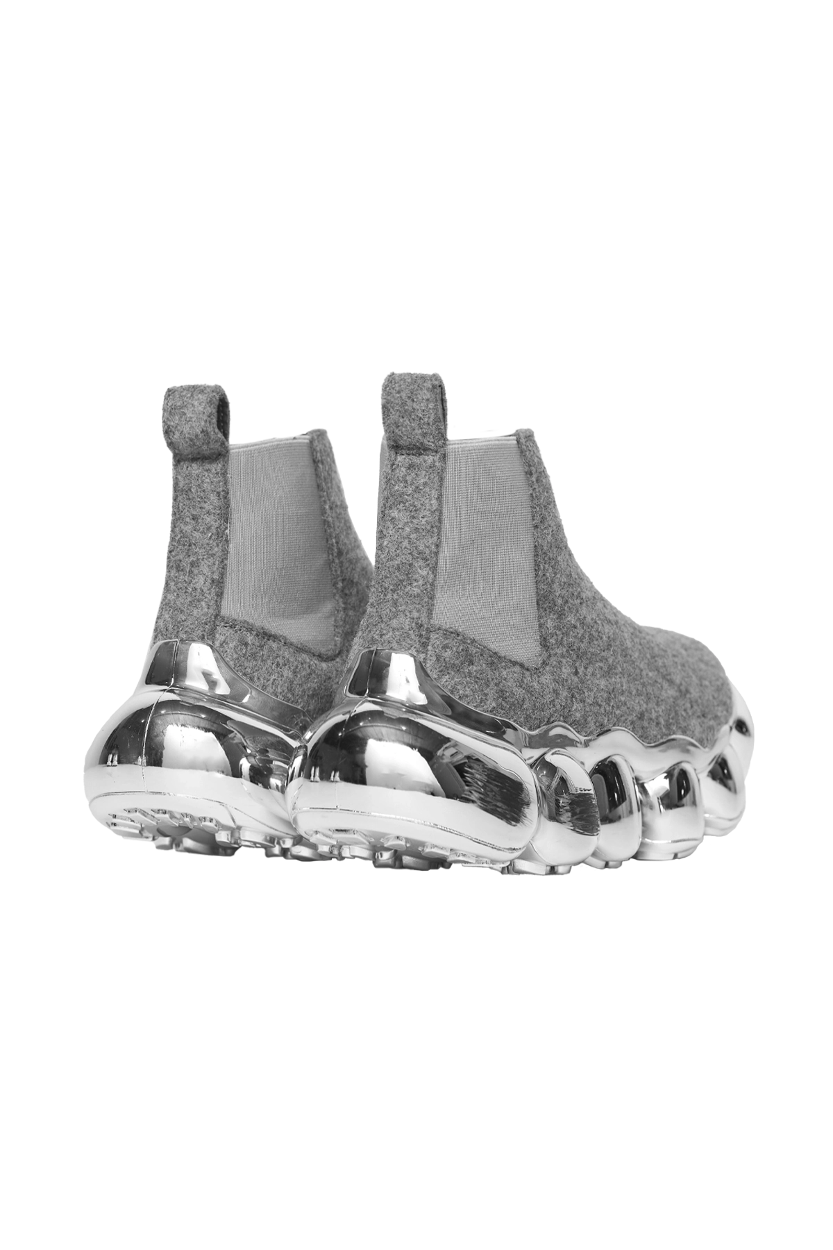 靴 grounds New Jewelry Boots 24cm Grounds Jewelery Felt Side Gore Gray Boot – ESSXNYC