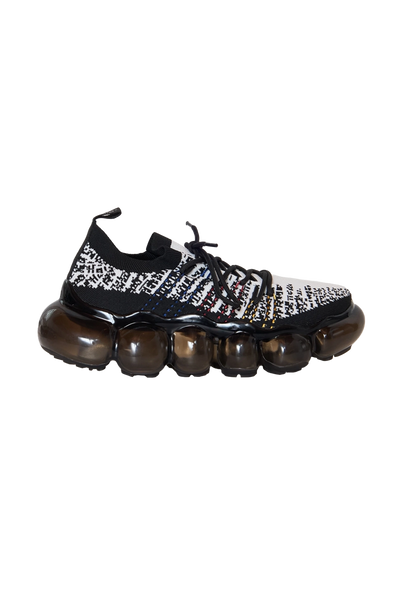 grnumds スニーカー Jewelry(BLACK WHITE×BLACK) grounds JEWELRY