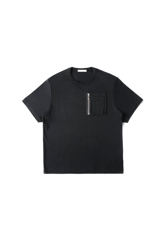 Helmut Lang Heavy T-Shirt With Pocket And Zipper T-Shirt 8777