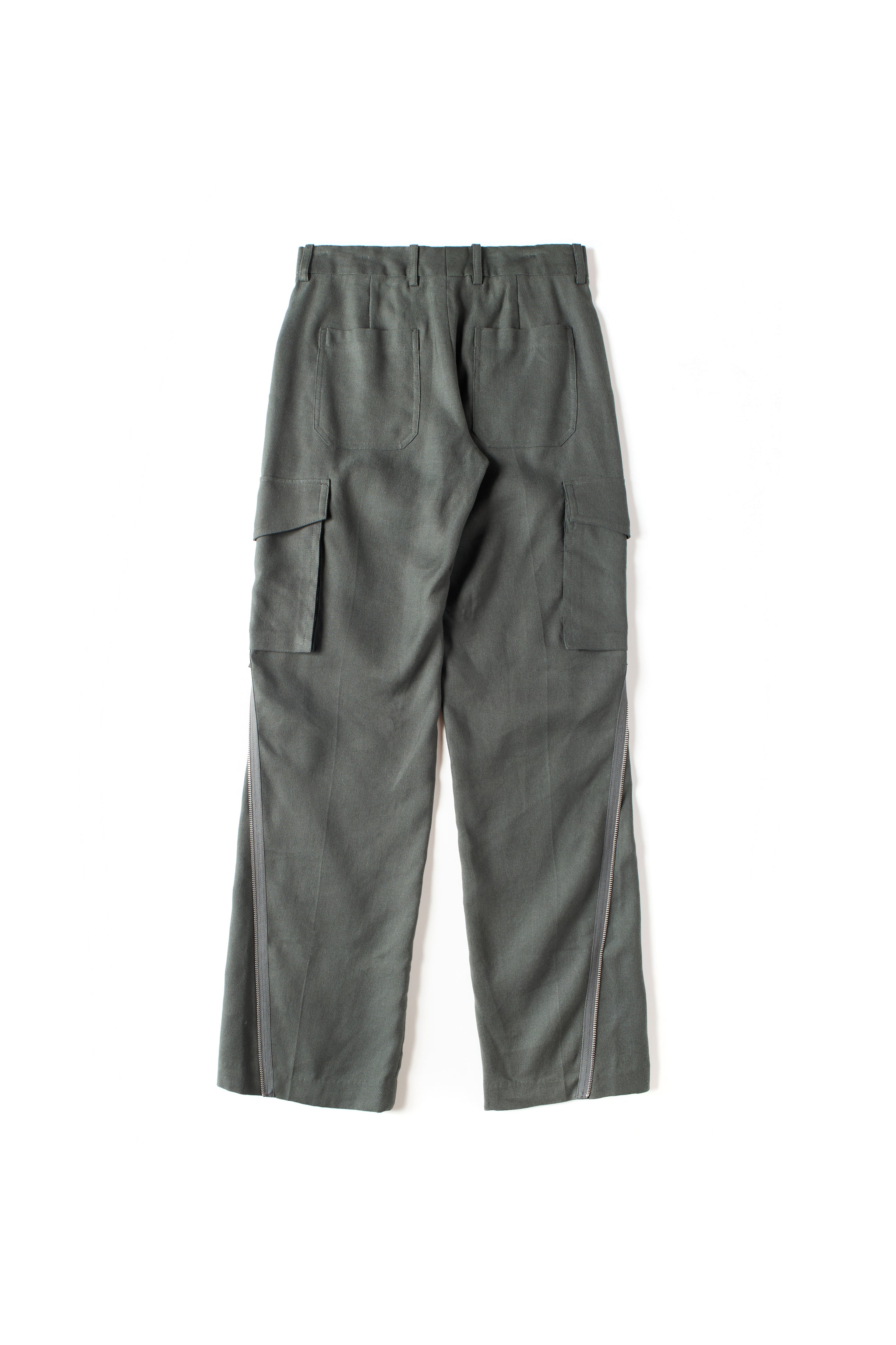 Linen Blend Cargo Pants