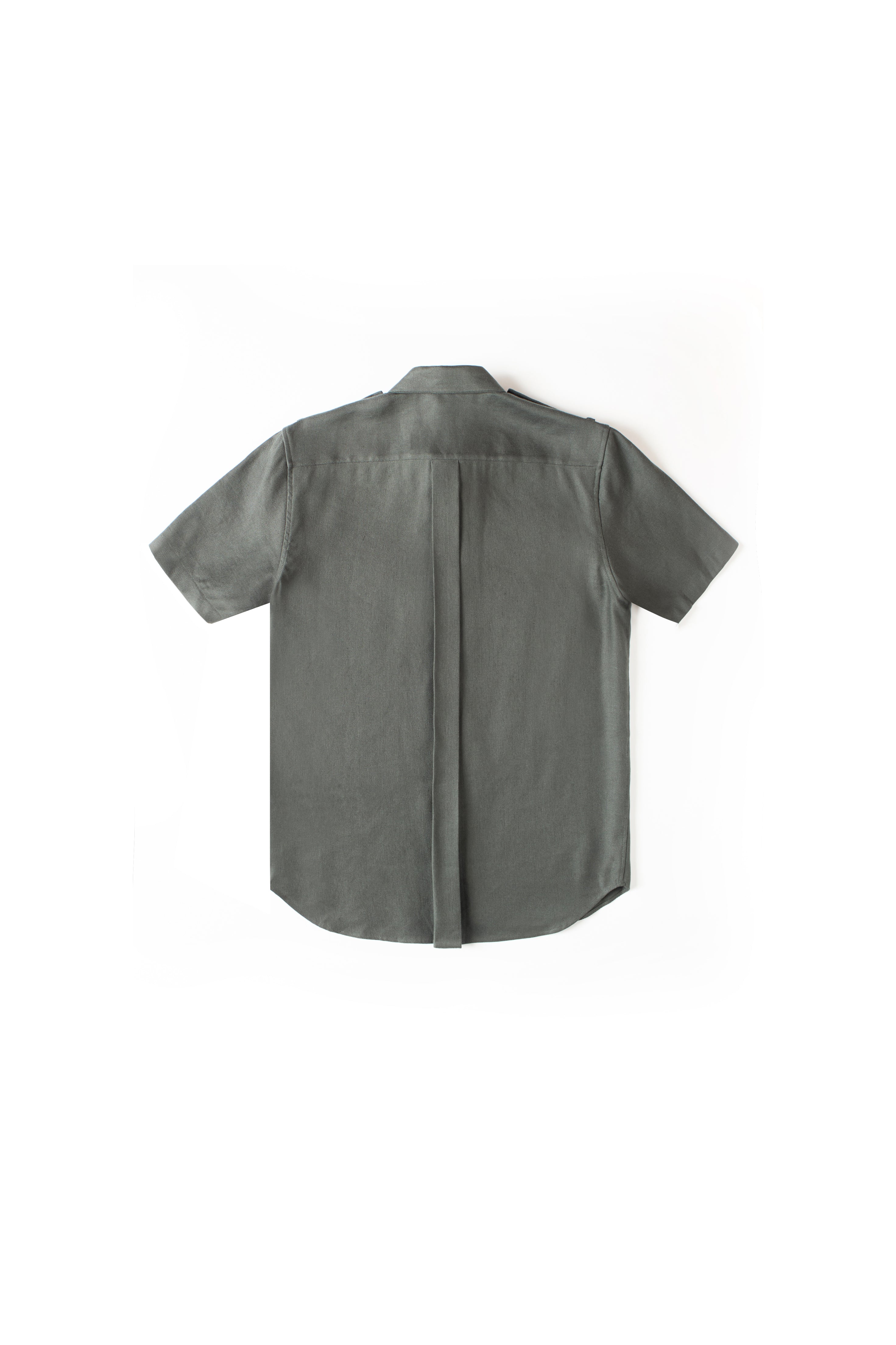 Linen Blend Short Sleeve Shirt