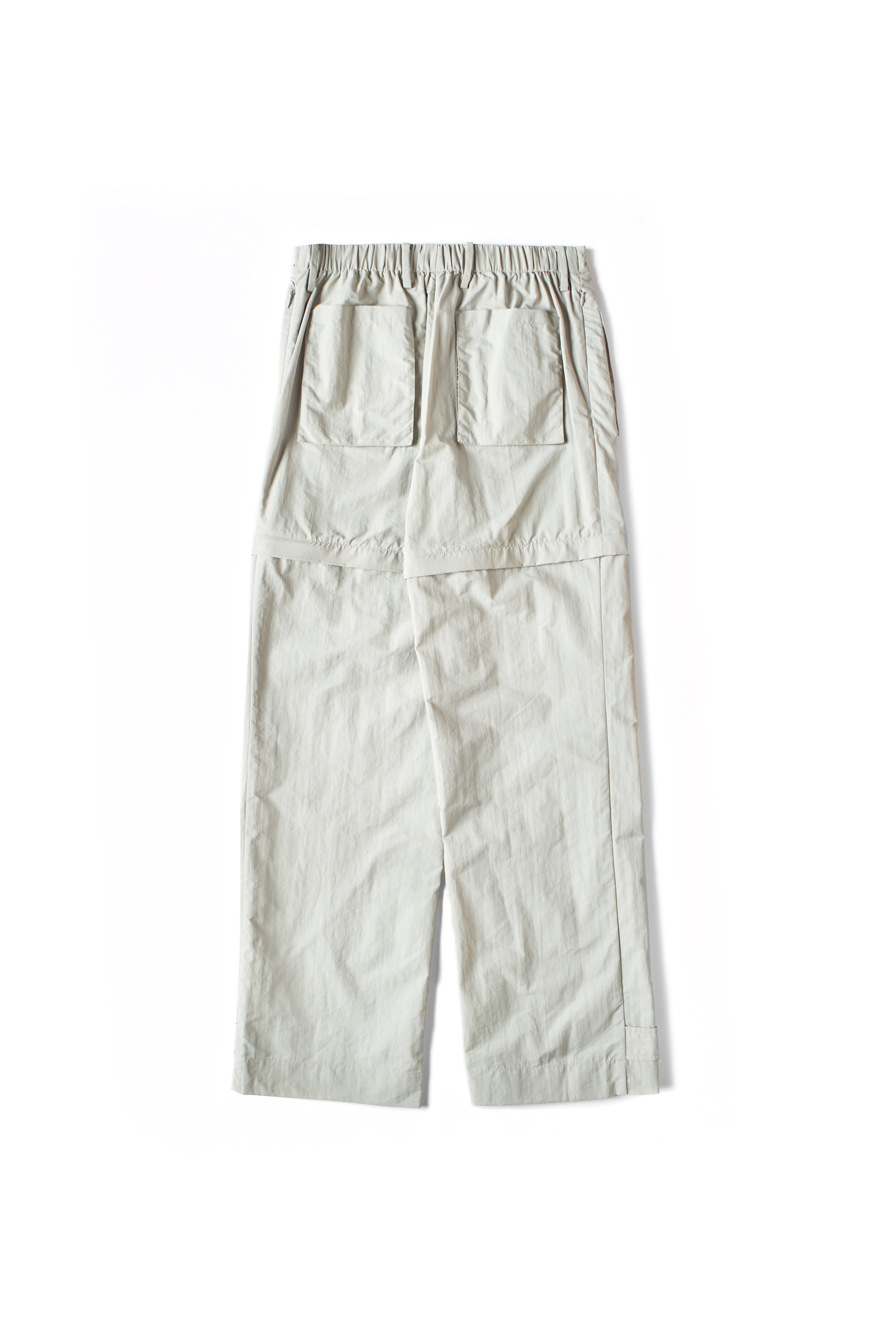 Nylon Zip Cargo Pants