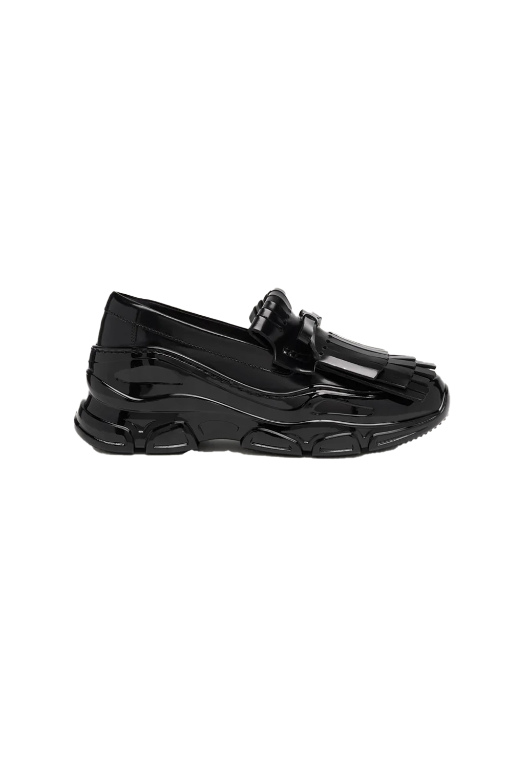 Simone Rocha Low Tracker Fringe Loafer Black – ESSXNYC