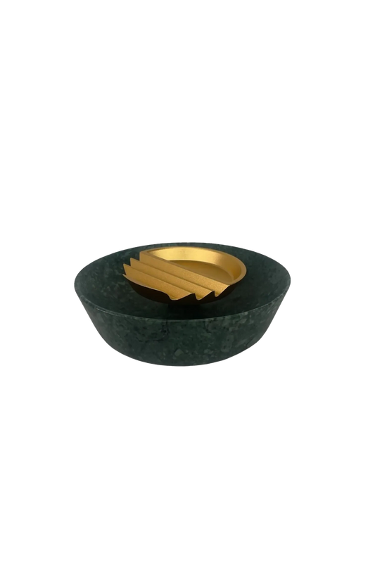 Houseplant Ridge Ashtray Green