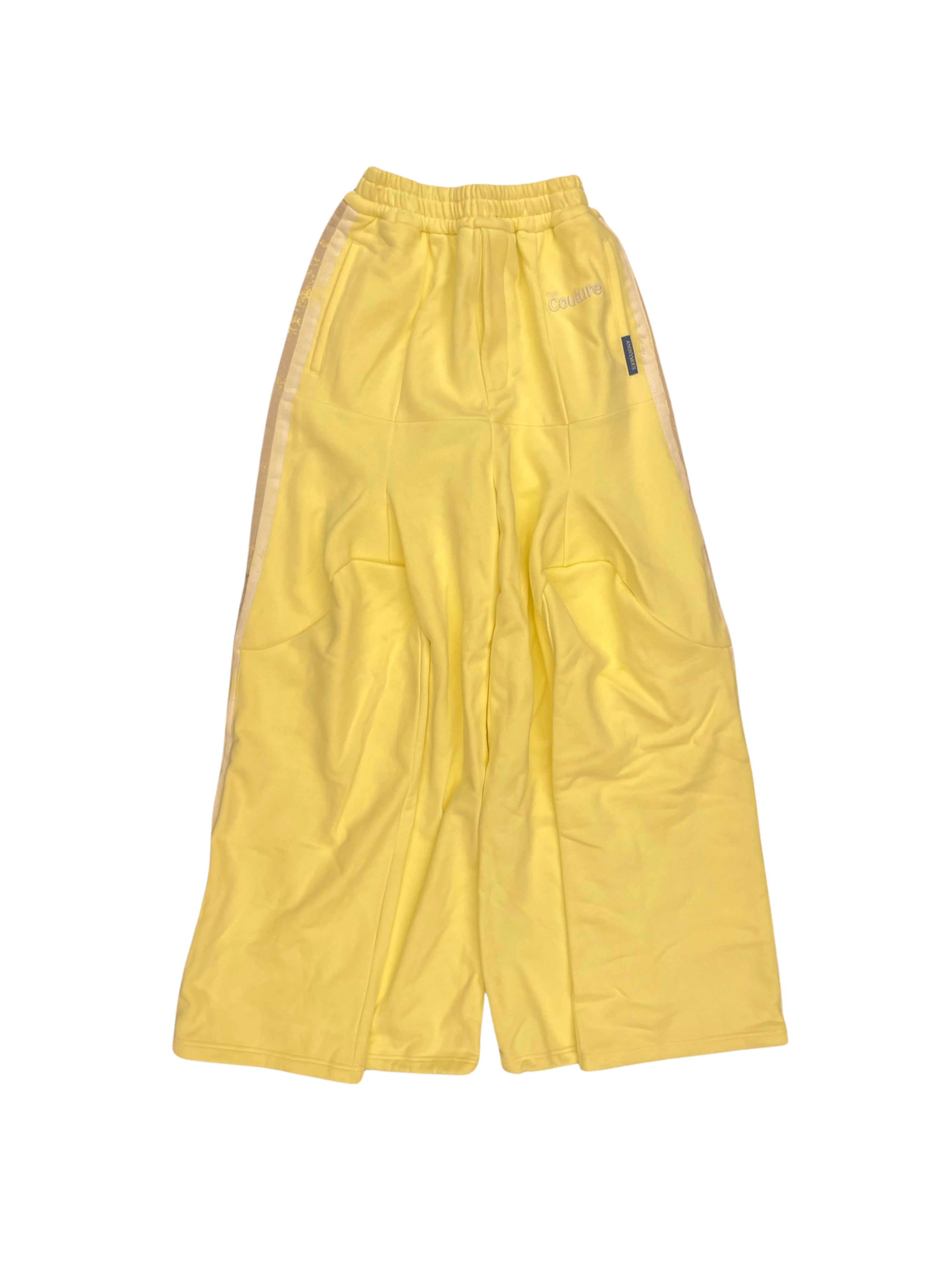 ANONYMOUS STRIPED UNIFORM TRACK PANT YELLOW
