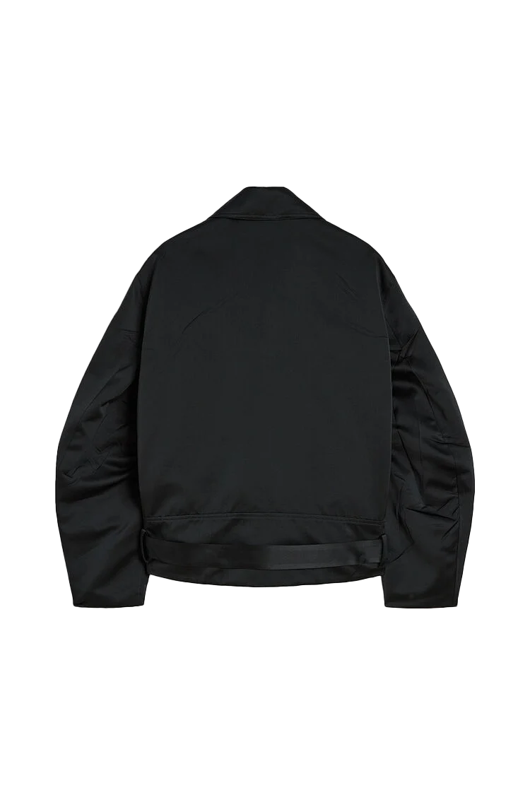 Jil Sander Duchesse Biker Jacket Black