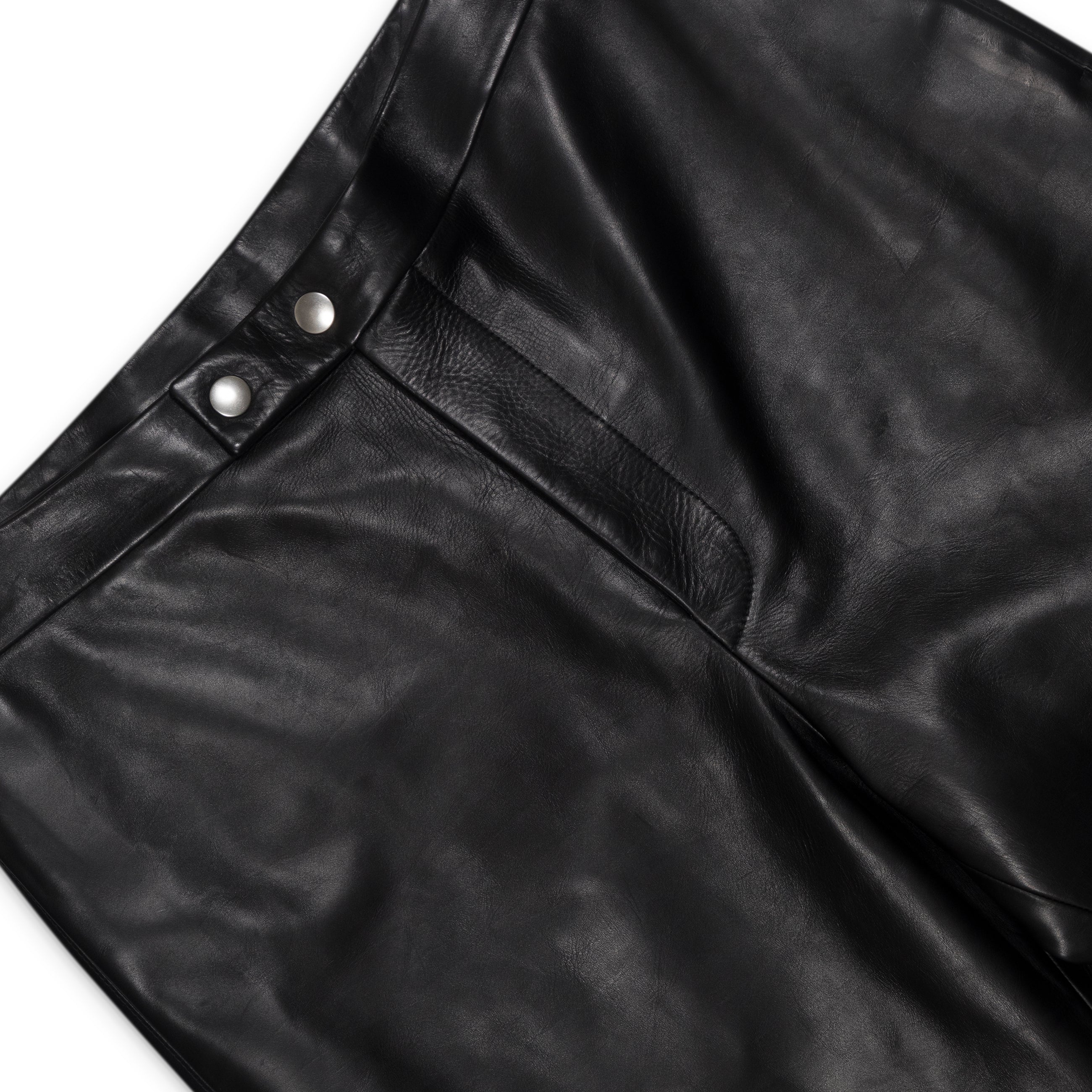 Jil Sander Leather Trousers Black detail