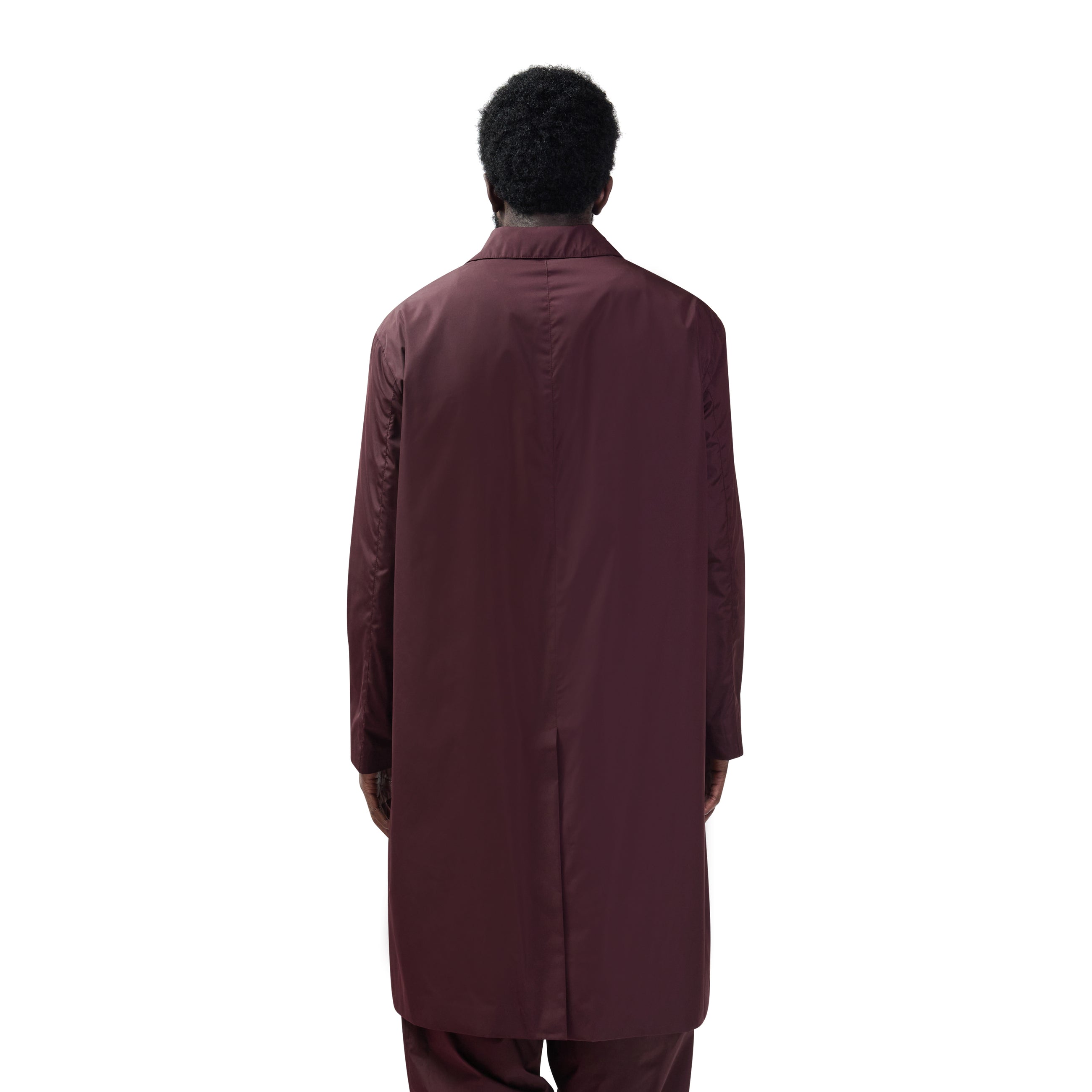 Jil Sander Taffetas Sport Coat Plum