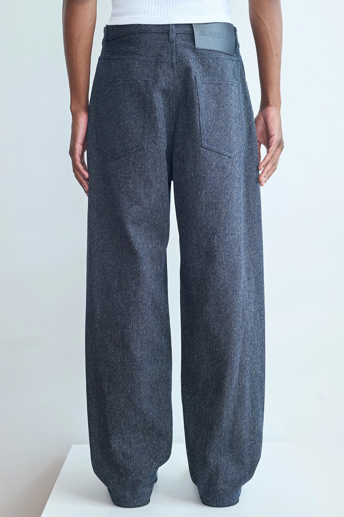 Jil Sander Relaxed Denim Trouser Fit Back