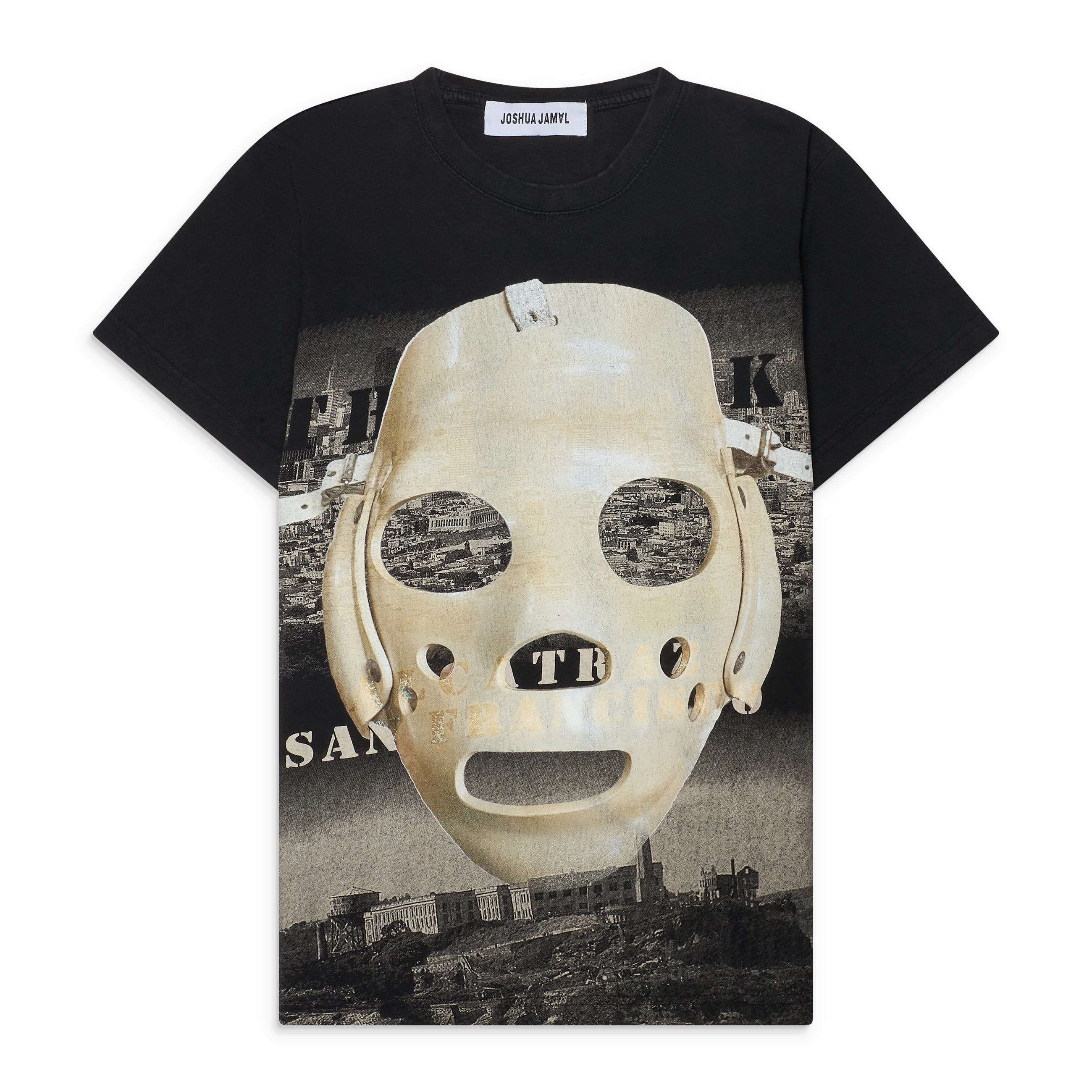 Joshua Jamal Mask Tee 001 Black