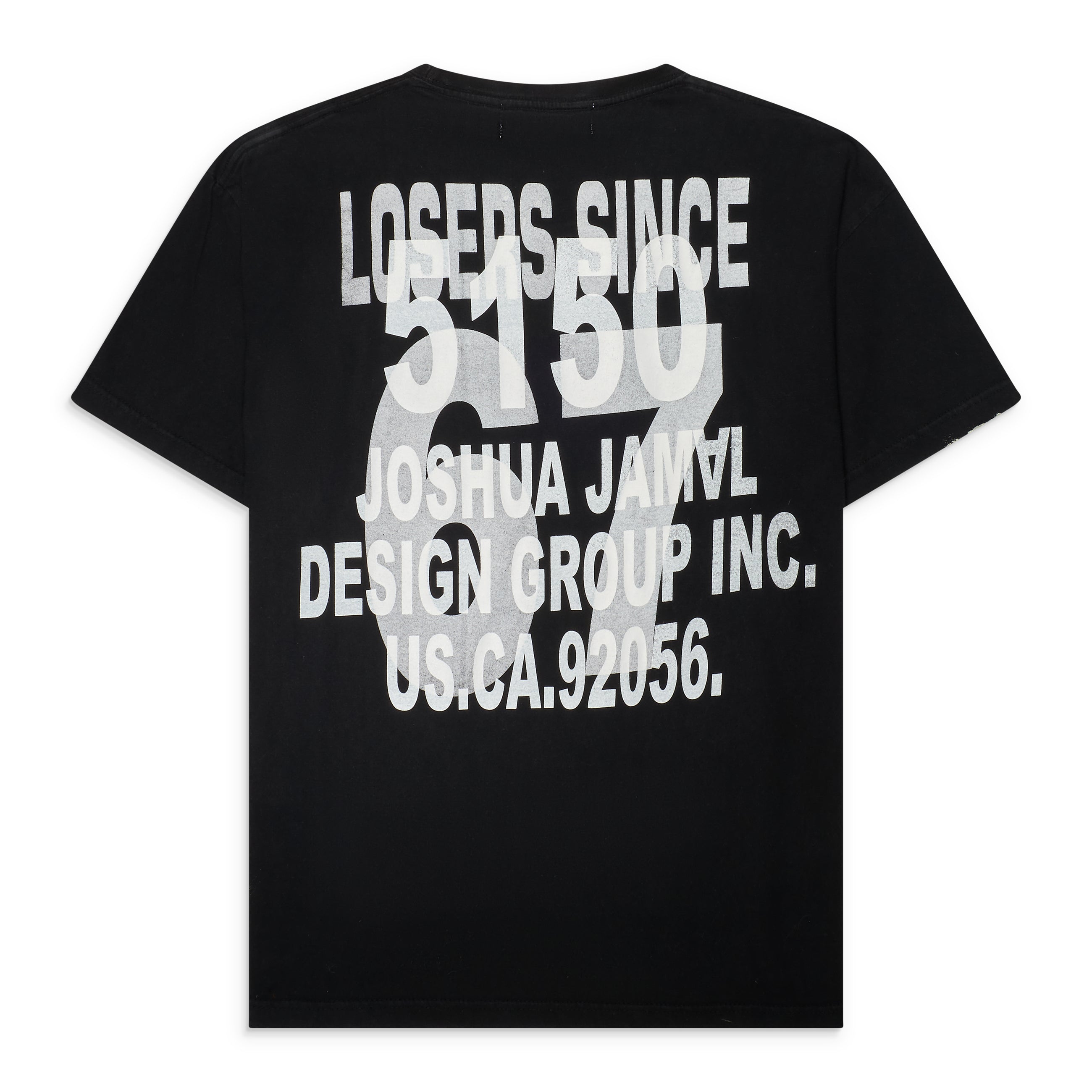 Joshua Jamal Mask Tee 001 Black