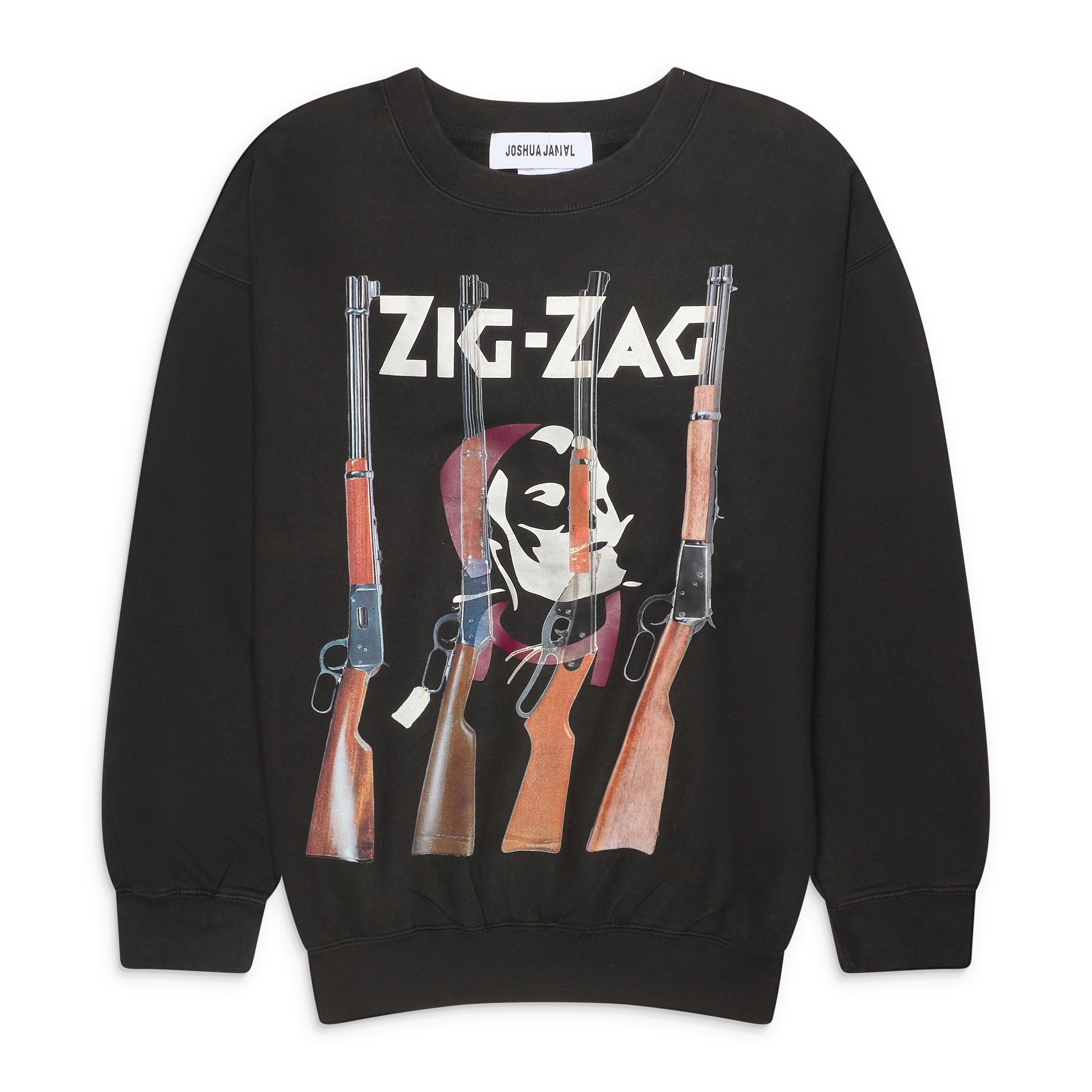 Joshua Jamal Slug Crewneck Black