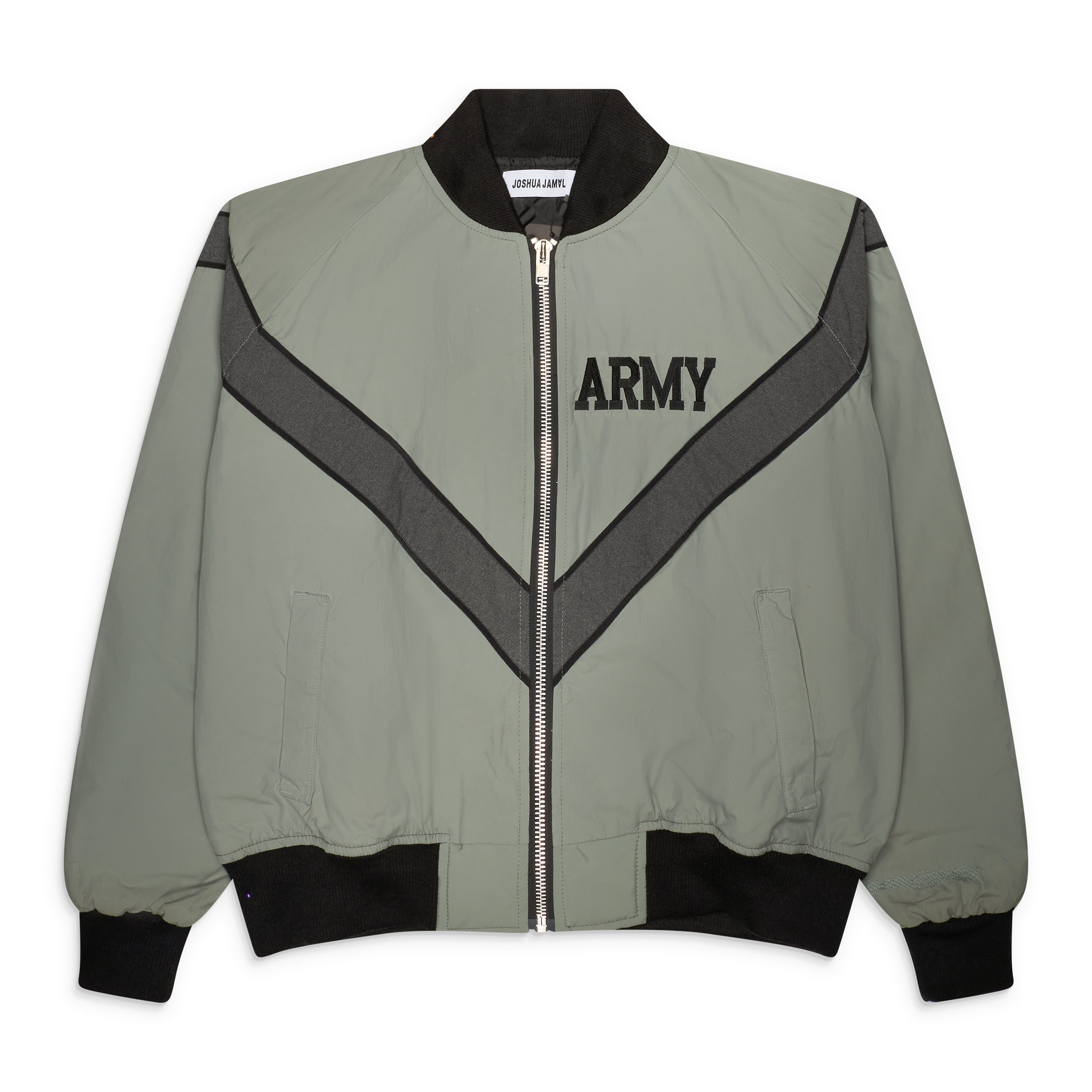 Joshua Jamal Windbreaker Bomber Grey