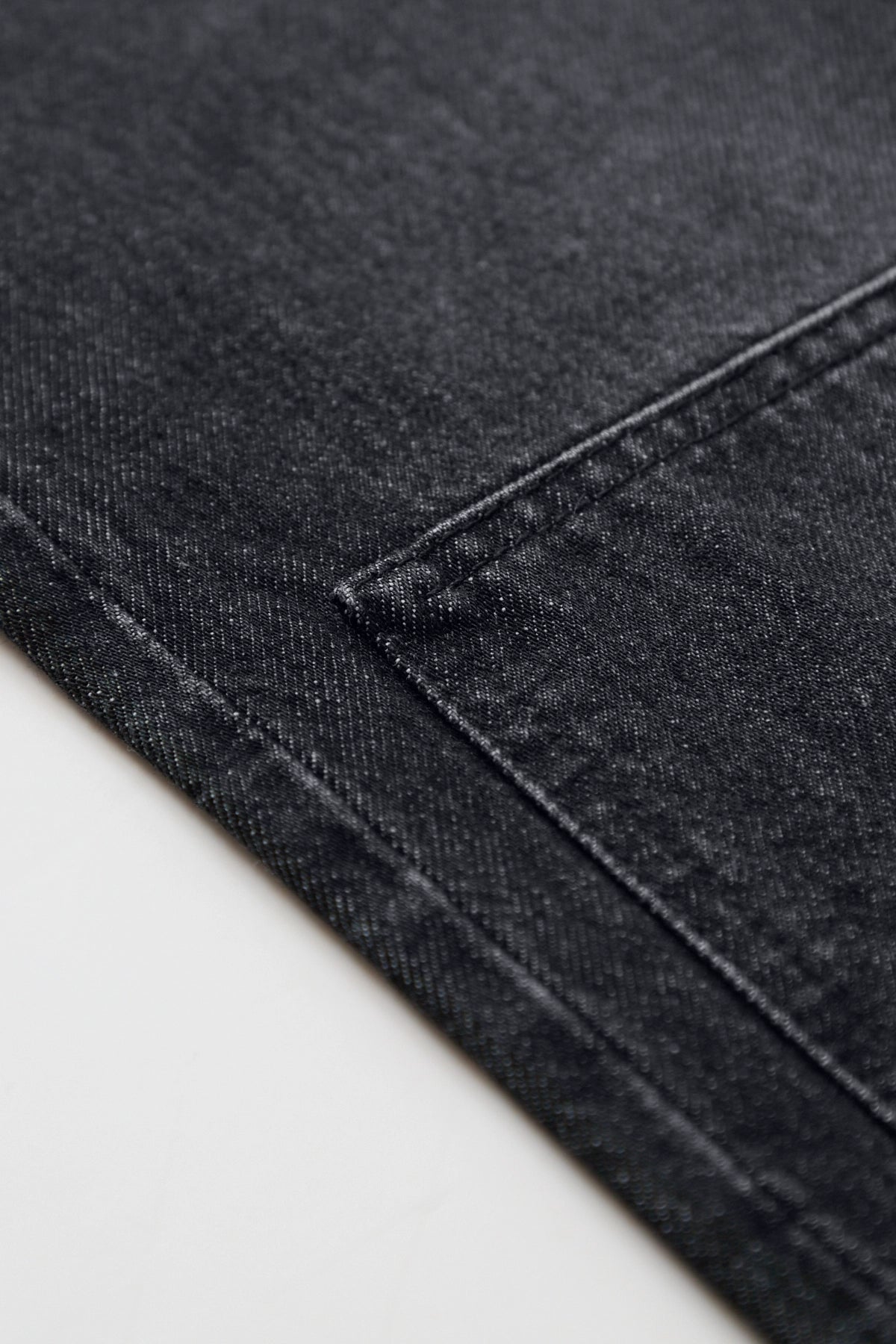 Jean Paul Gaultier Denim Trouser With Cut Out On The Back And Workwear Details Vintage Black