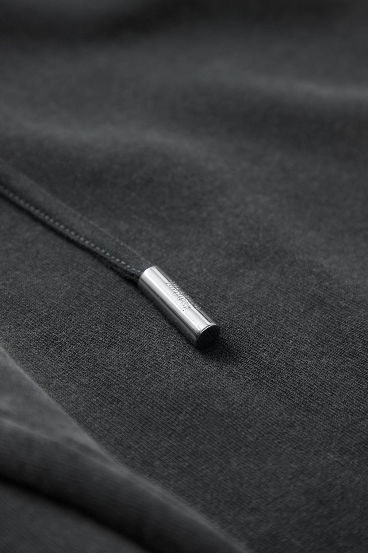 Jean Paul Gaultier Washed French Terry Jogging With Detachable Scarf Printed "Jpg Laurier Stamp" Logo Black