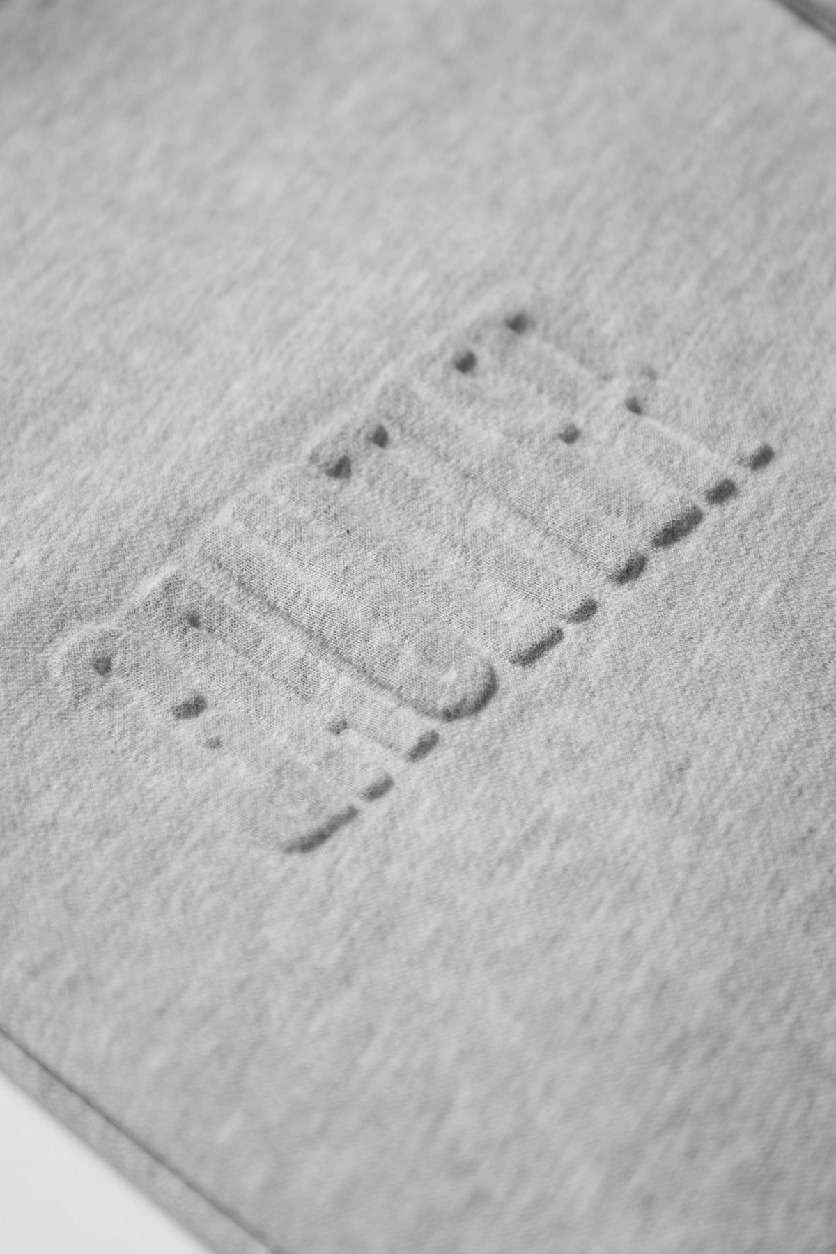 Jean Paul Gaultier Logo Embossed Jogger Pant Heather Grey Detail