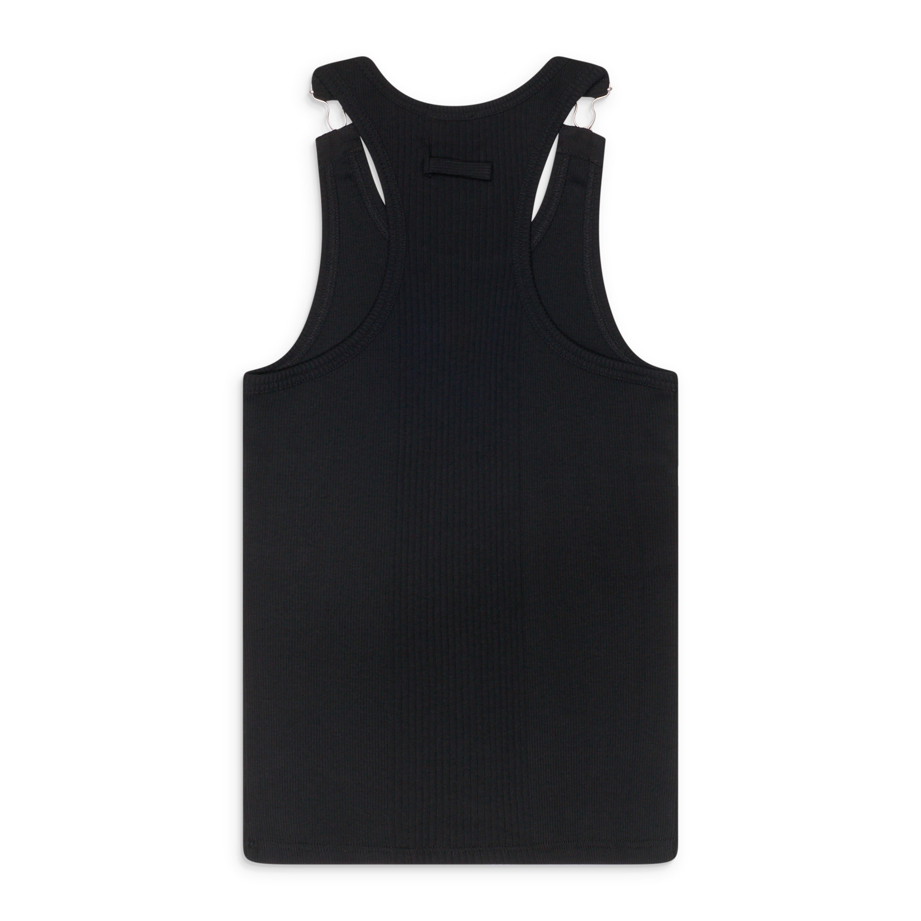 Jean Paul Gaultier Ribbed Tank Top Black – ESSXNYC