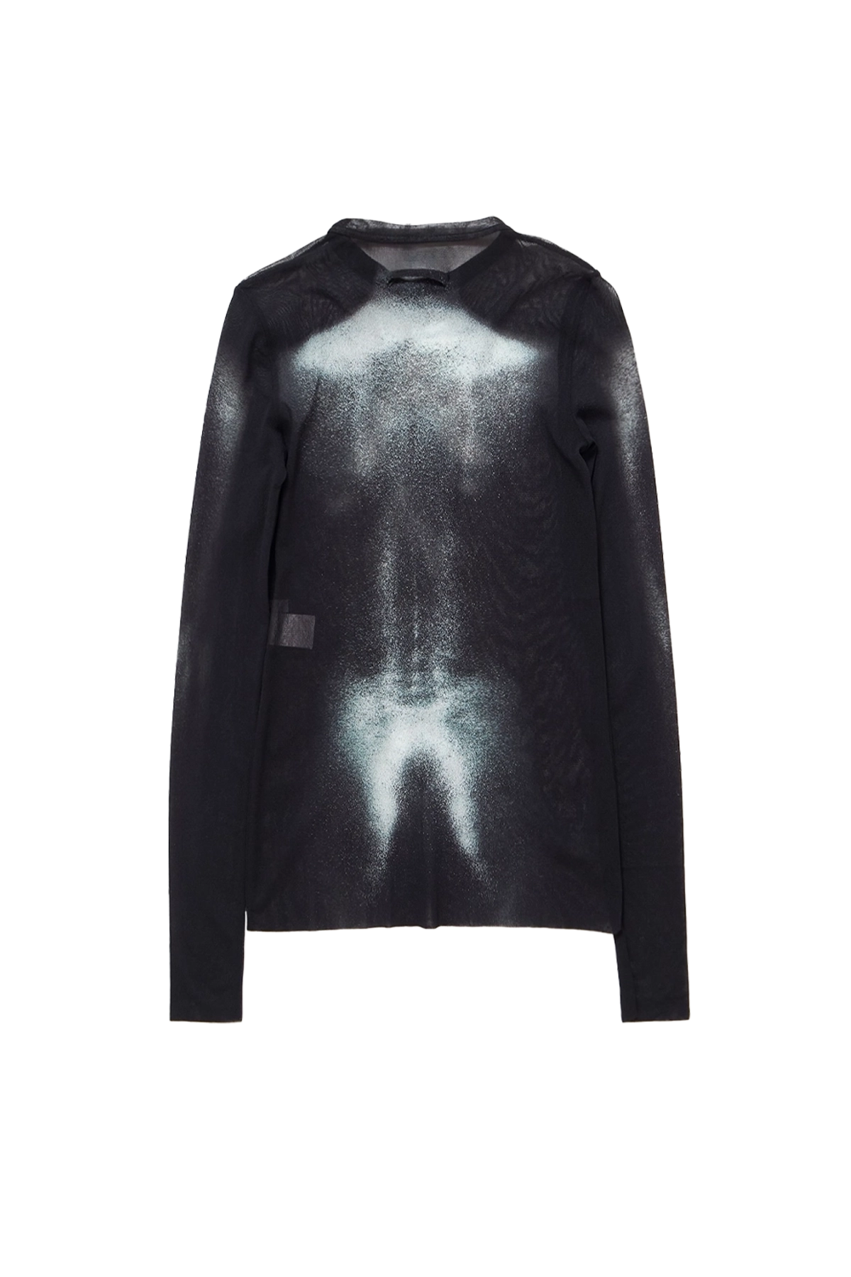Jean Paul Gaultier Mesh "Body Dust" Print Top 