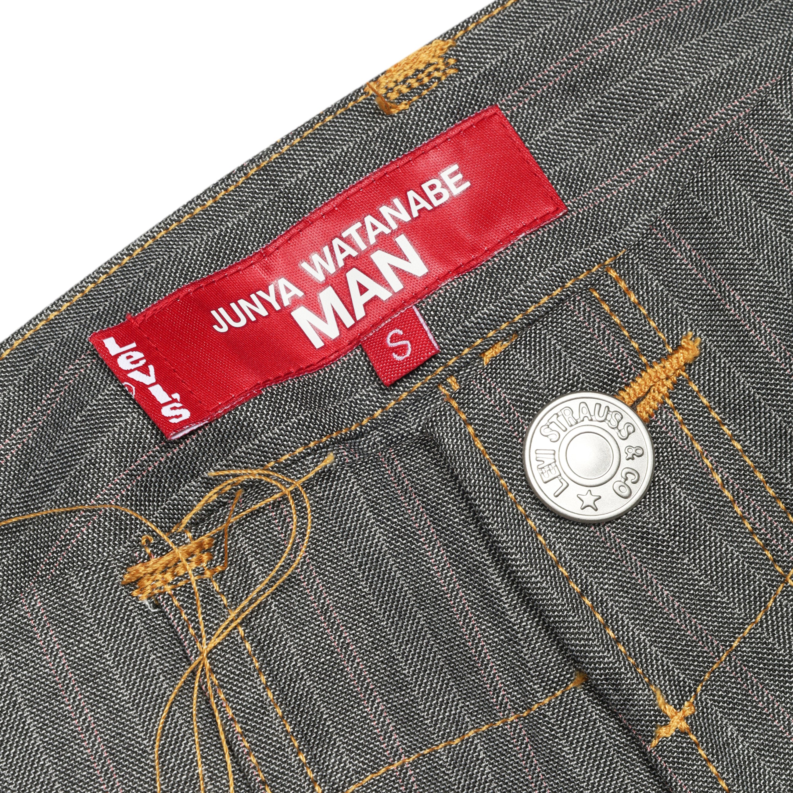 Junya Watanabe Man Levi's Striped Trousers Grey