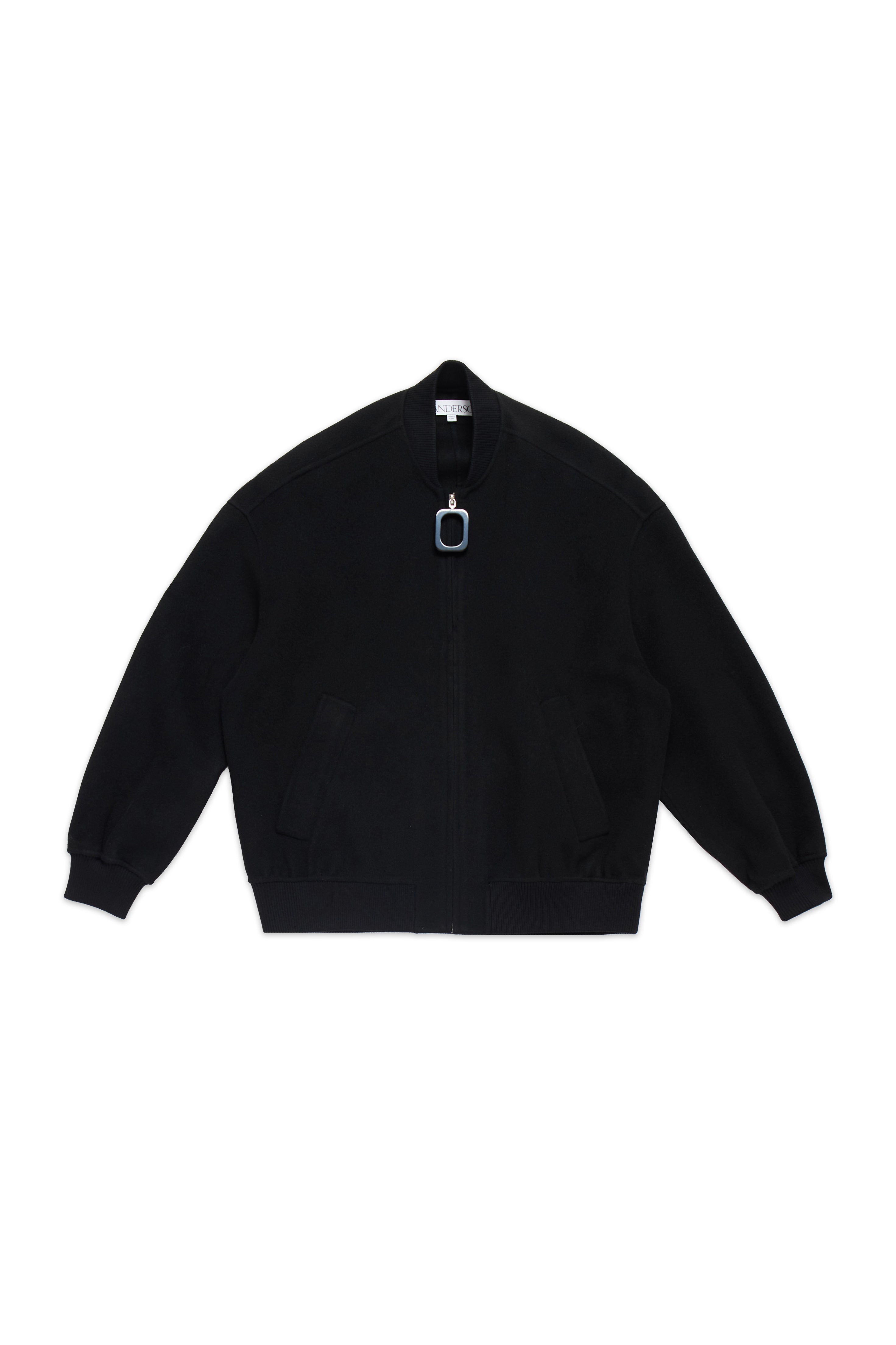 JW Anderson JWA Puller Oversized Bomber Jacket Black 9000