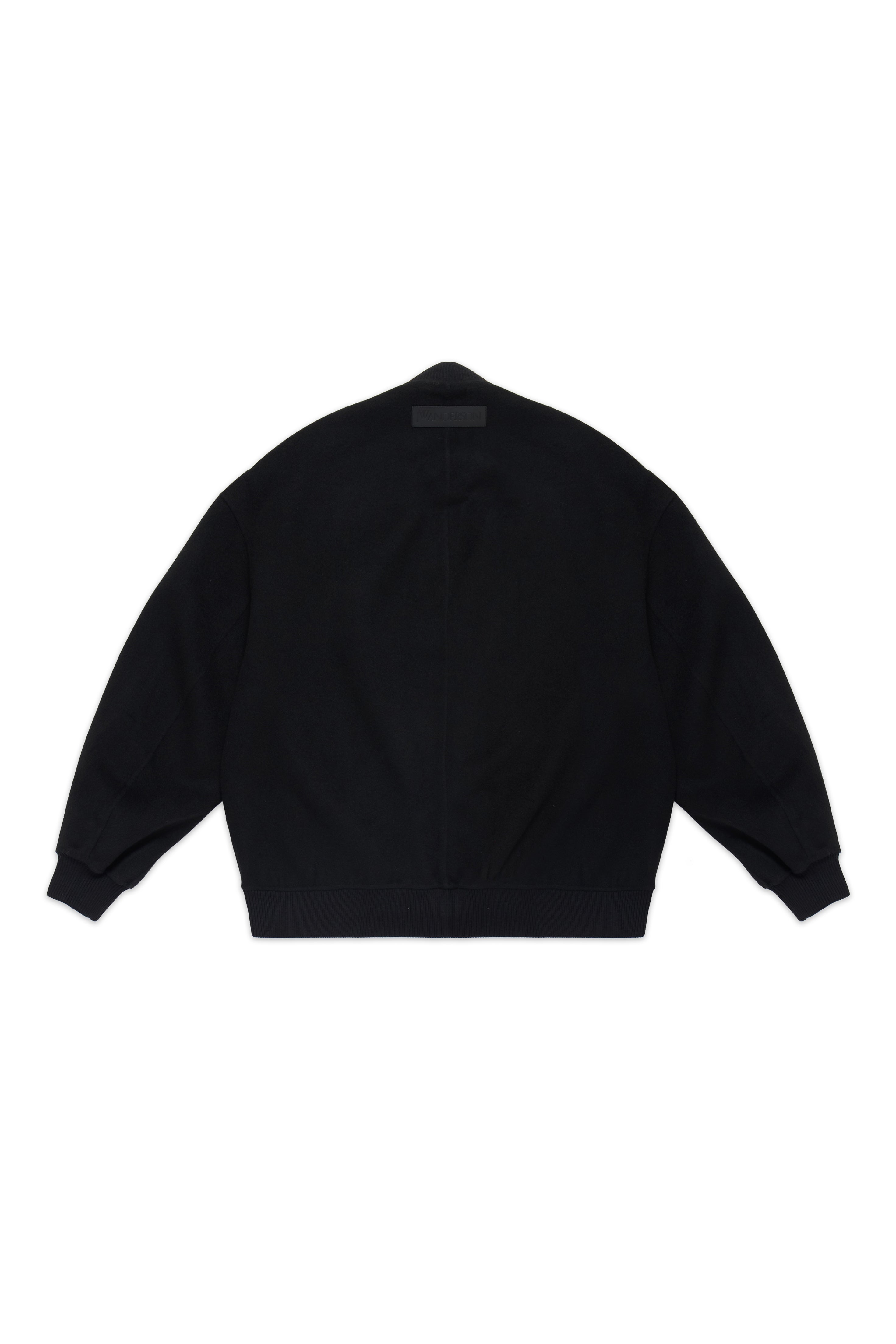 JW Anderson JWA Puller Oversized Bomber Jacket Black 9001