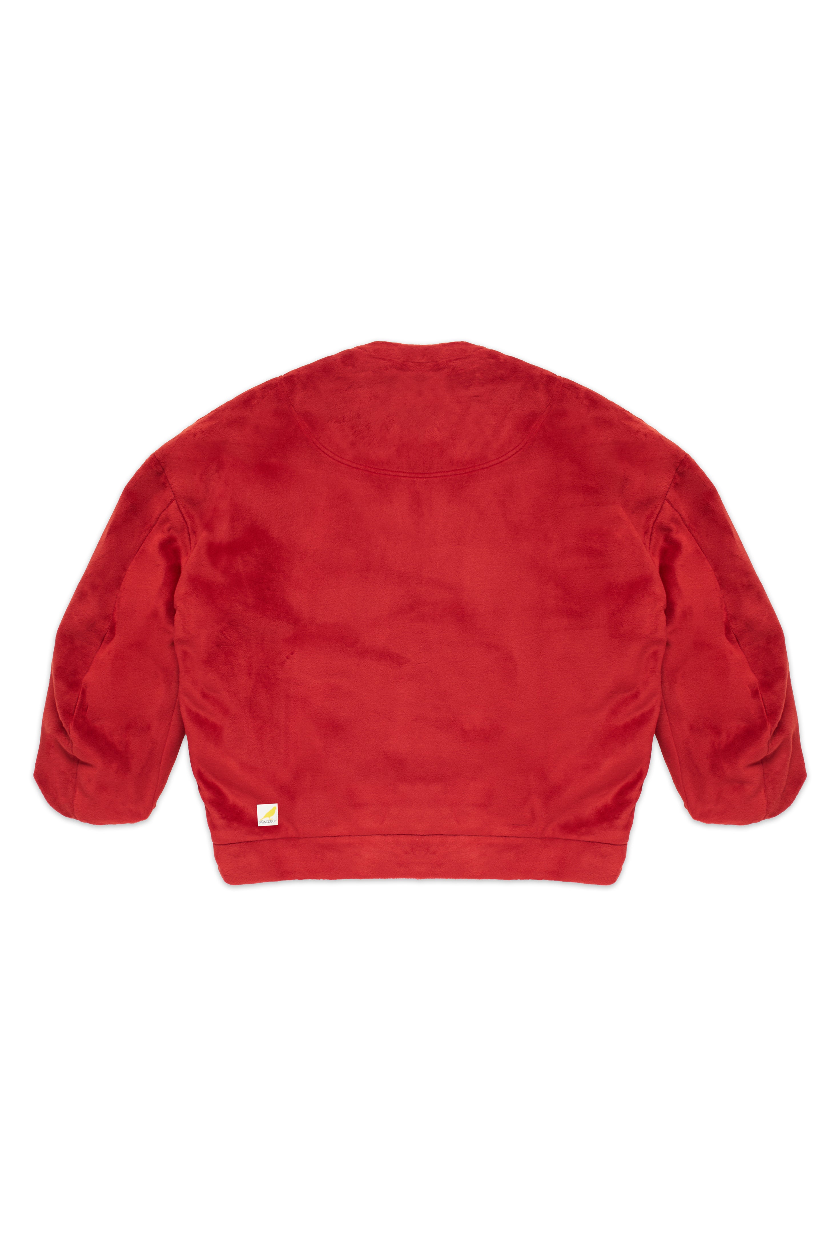 JW Anderson Oversized V-Neck Cardigan Sweater Red 9011