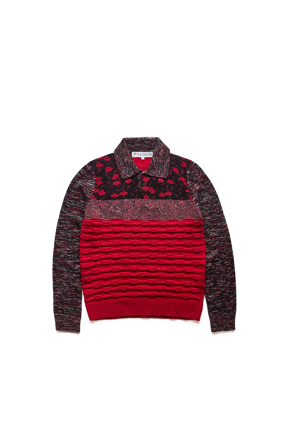 JW Anderson Multi Stitch Polo Sweater 9027