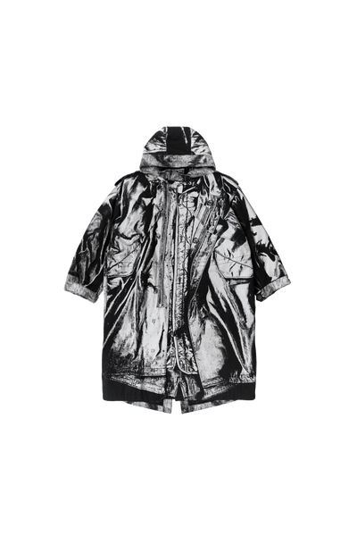 Jean Paul Gaultier Cotton Canvas Parka Printed 