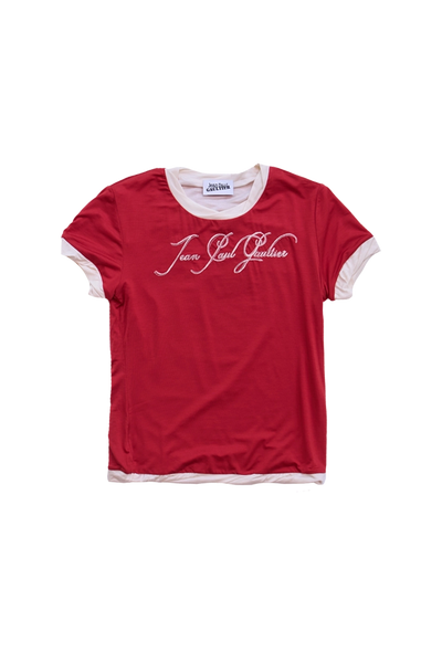 JEAN PAUL GAULTIER タトゥープリント　Tシャツ Jean Paul Gaultier Vintage Tattoo Mesh T-shirt With Face Print