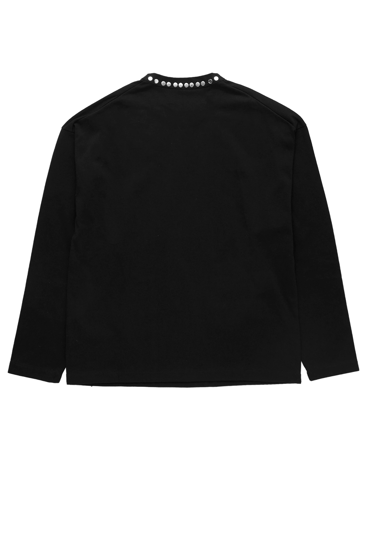 Jil Sander Studded Long Sleeve T-Shirt Black