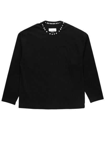 Jil Sander Studded Long Sleeve T-Shirt Black – ESSXNYC