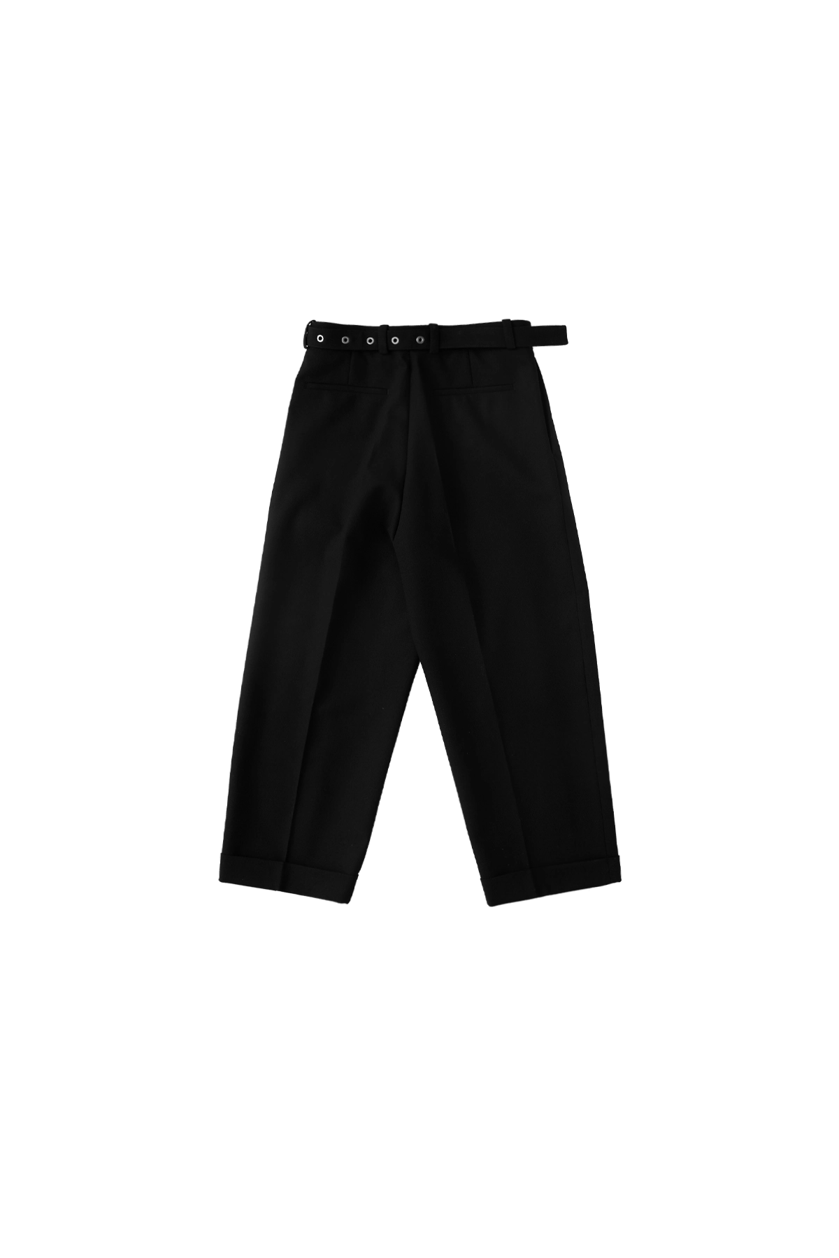 Jil Sander Wool Canvas Belted Trousers Black – ESSXNYC Jil Sander Wool Canvas Belted Trousers Black – ESSXNYC