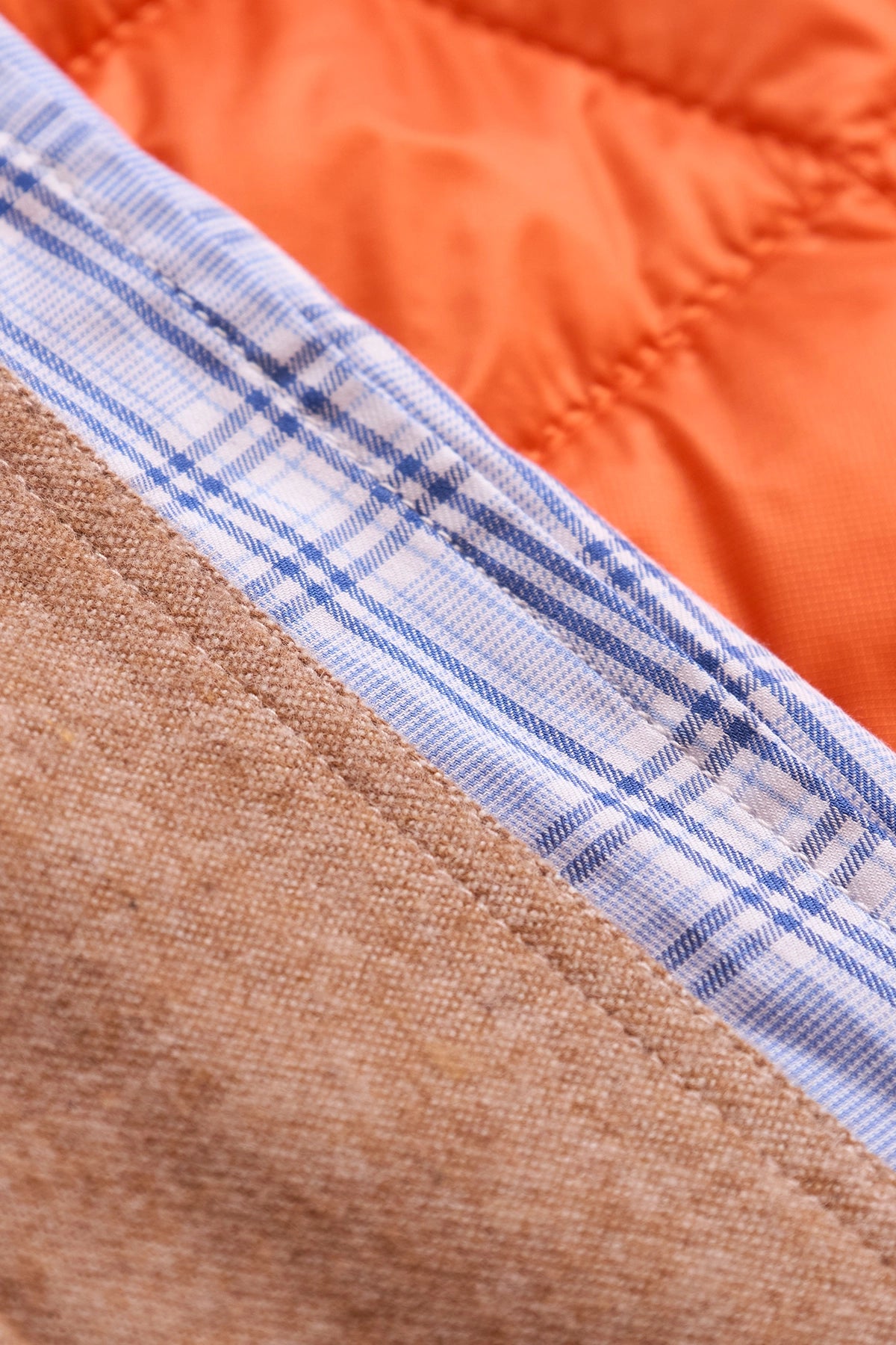 Junya Watanabe Man Check Shirt With Padded Back Blue