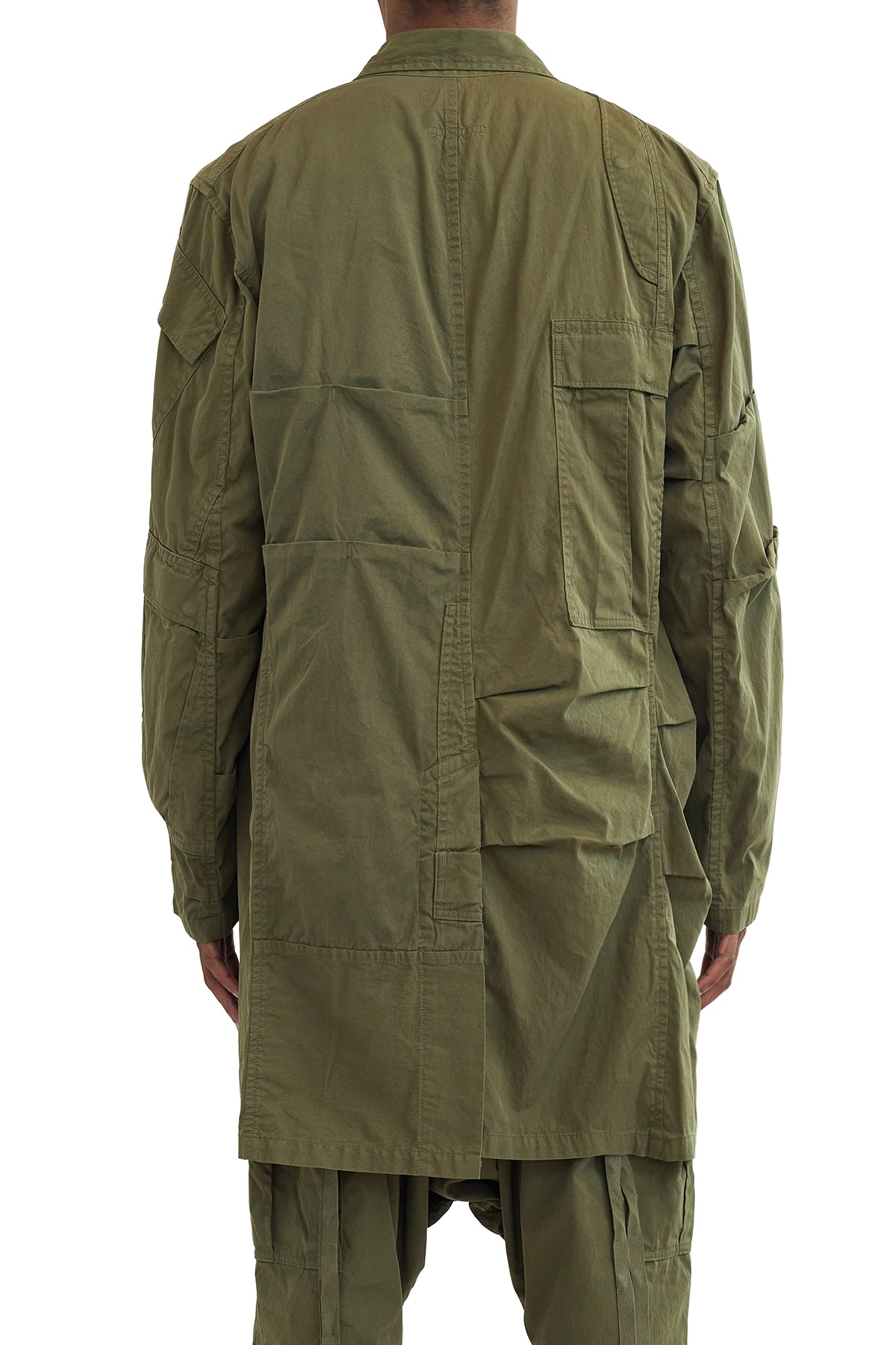 Eye Junya Watanabe Man Rebuild By Needles Multi Pocket Coat Khaki