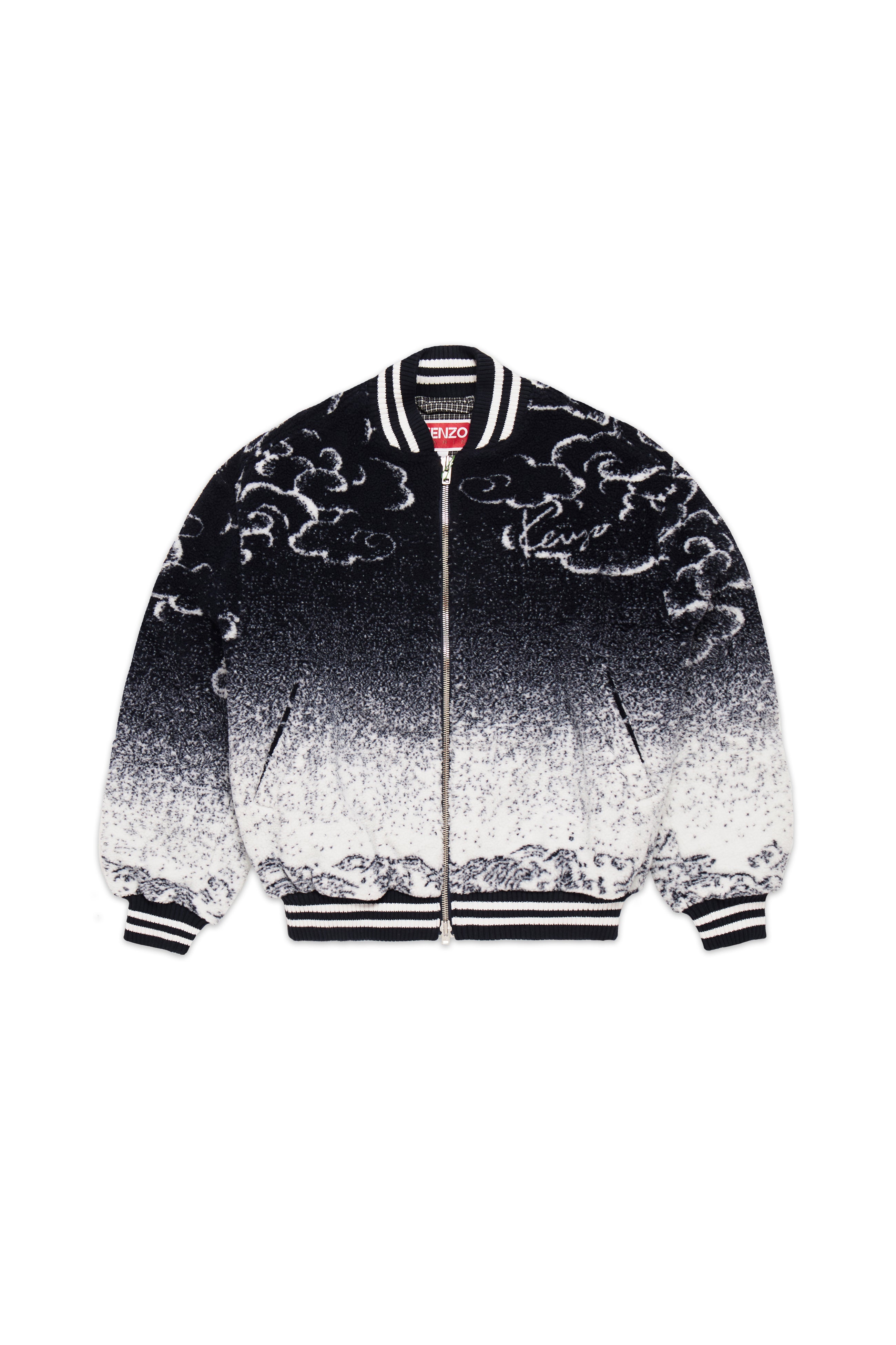 Kenzo Cloud Tiger Bomber Jacket Blue 9121