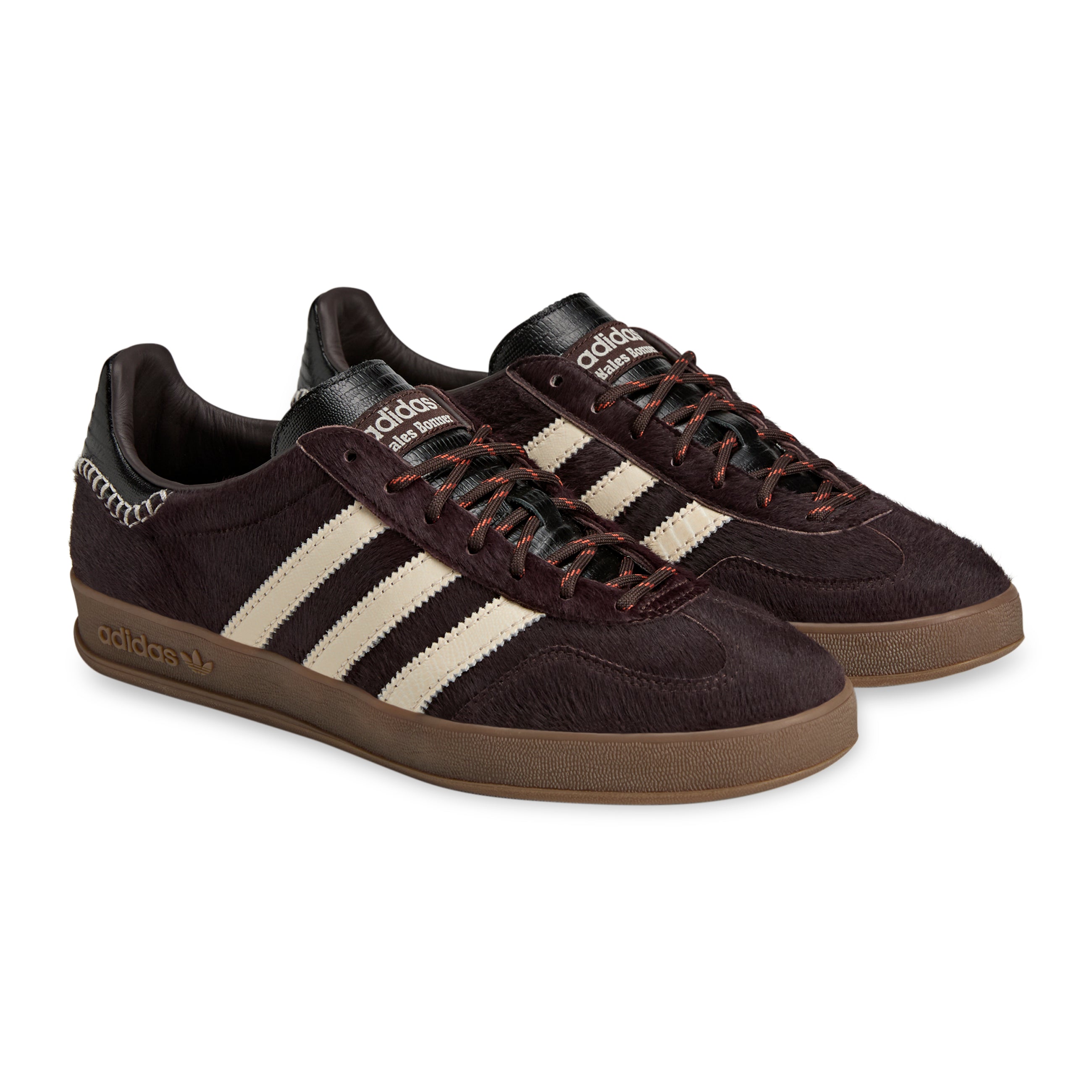 Adidas x Wales Bonner Gazelle Pony Shoes Brown