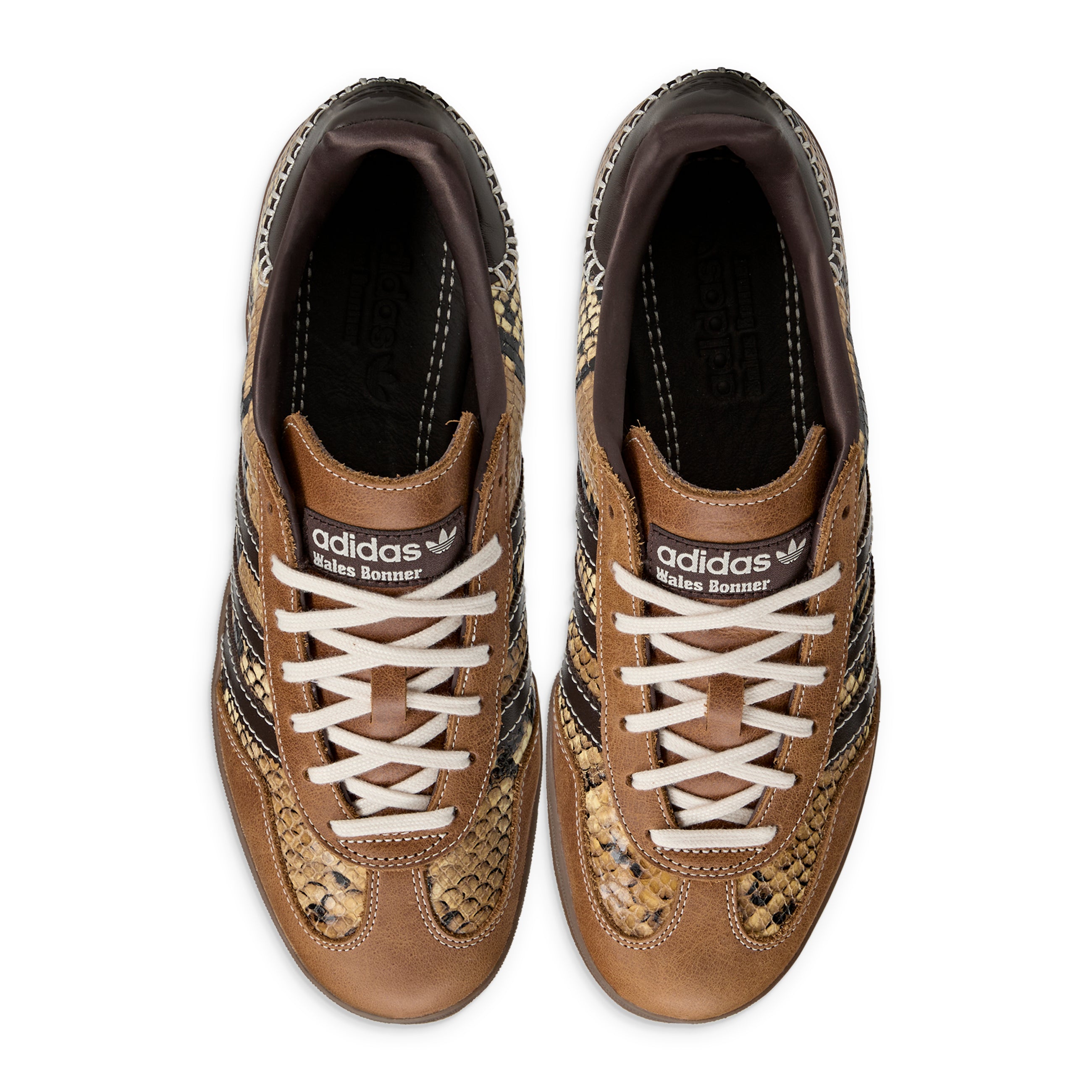 Adidas x Wales Bonner Gazelle Snake Shoes Brown