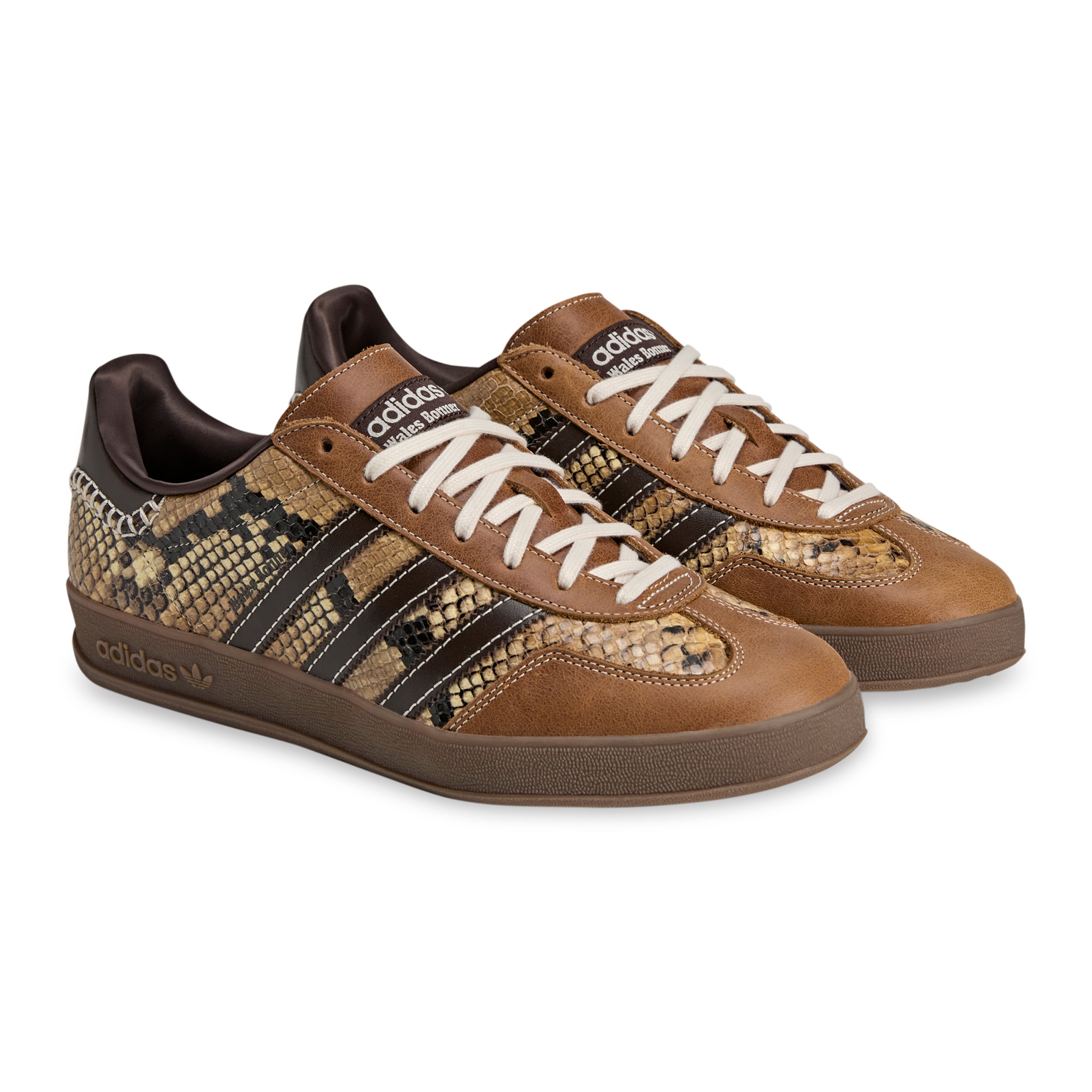 Adidas x Wales Bonner Gazelle Snake Shoes Brown