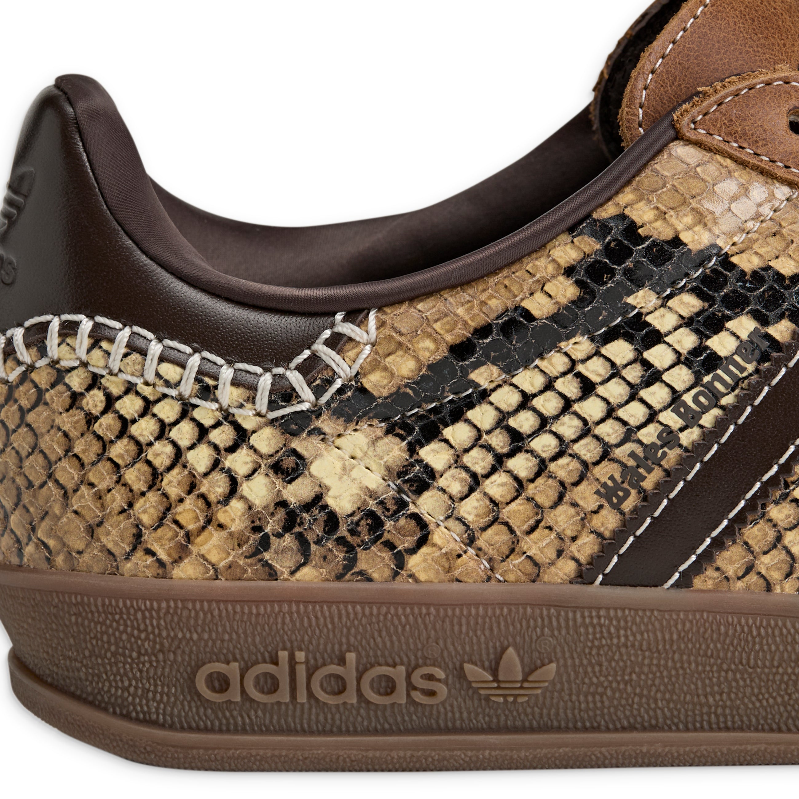 Adidas x Wales Bonner Gazelle Snake Shoes Brown